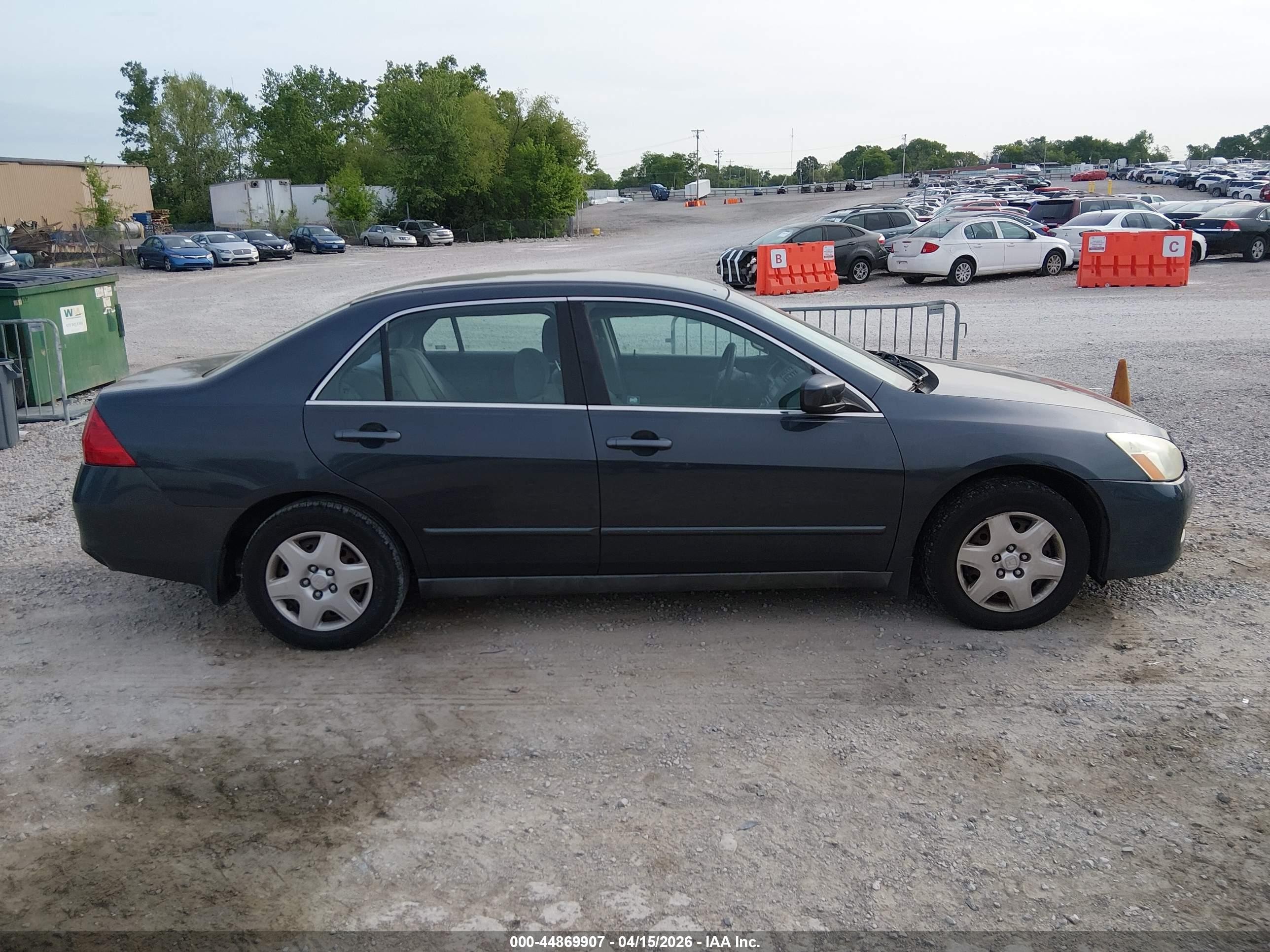 2007 Honda Accord 2.4 Lx Light Blue vin: 3HGCM56427G709920