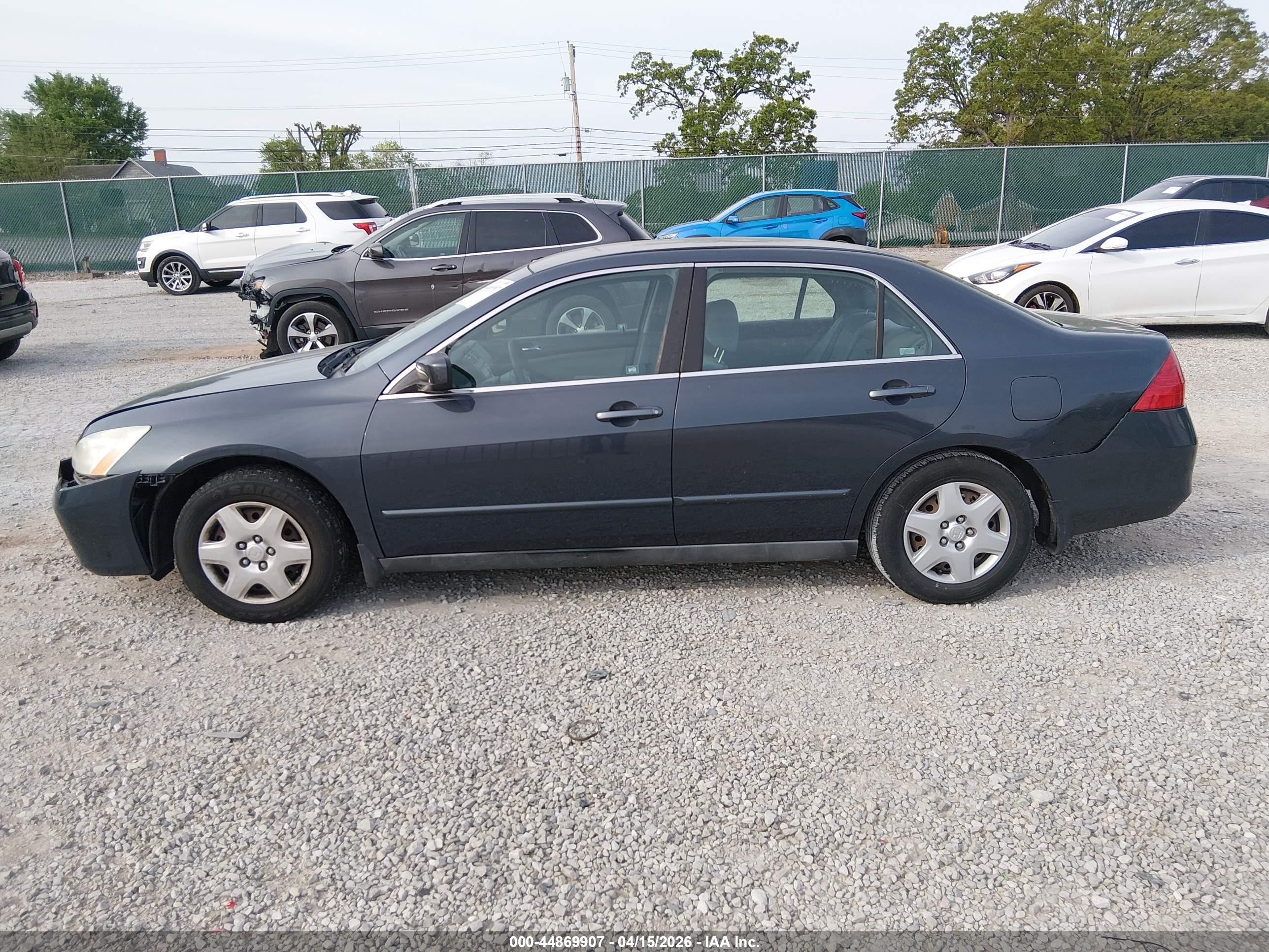 2007 Honda Accord 2.4 Lx Light Blue vin: 3HGCM56427G709920