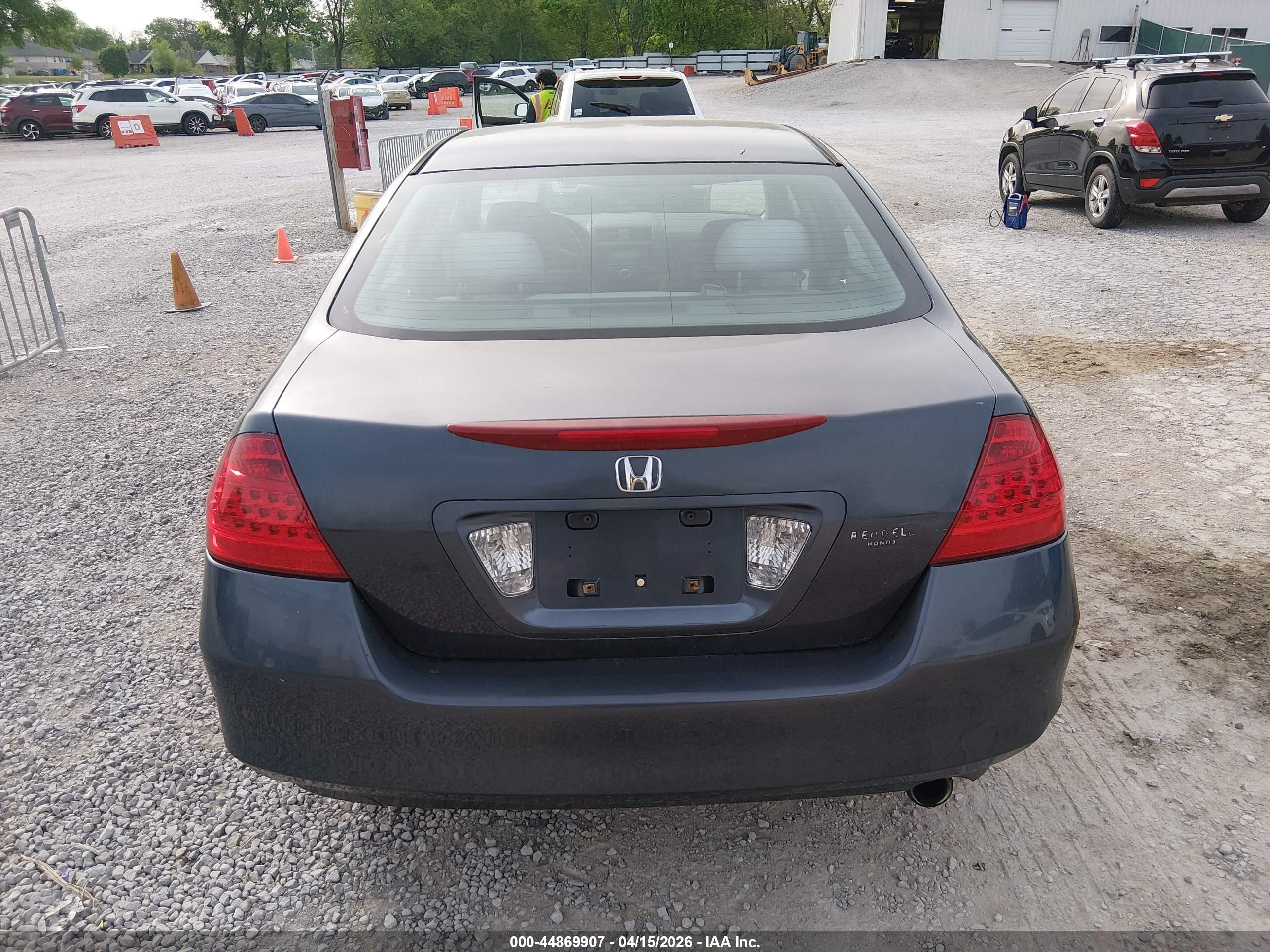 2007 Honda Accord 2.4 Lx Light Blue vin: 3HGCM56427G709920