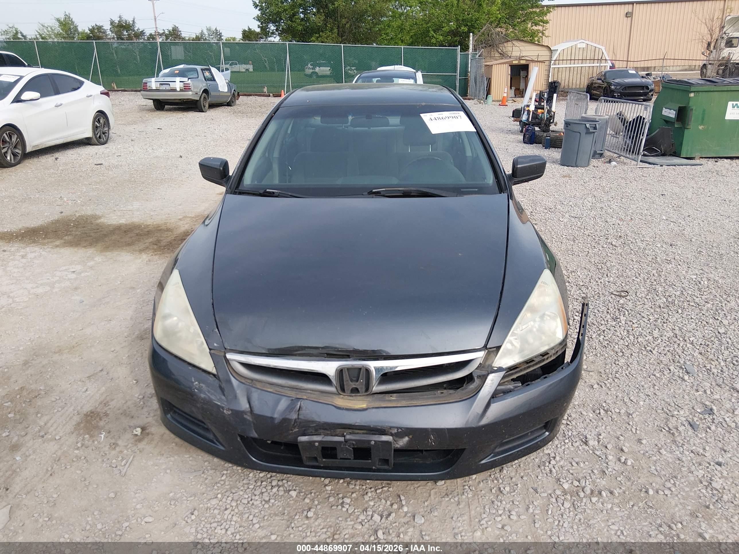 2007 Honda Accord 2.4 Lx Light Blue vin: 3HGCM56427G709920