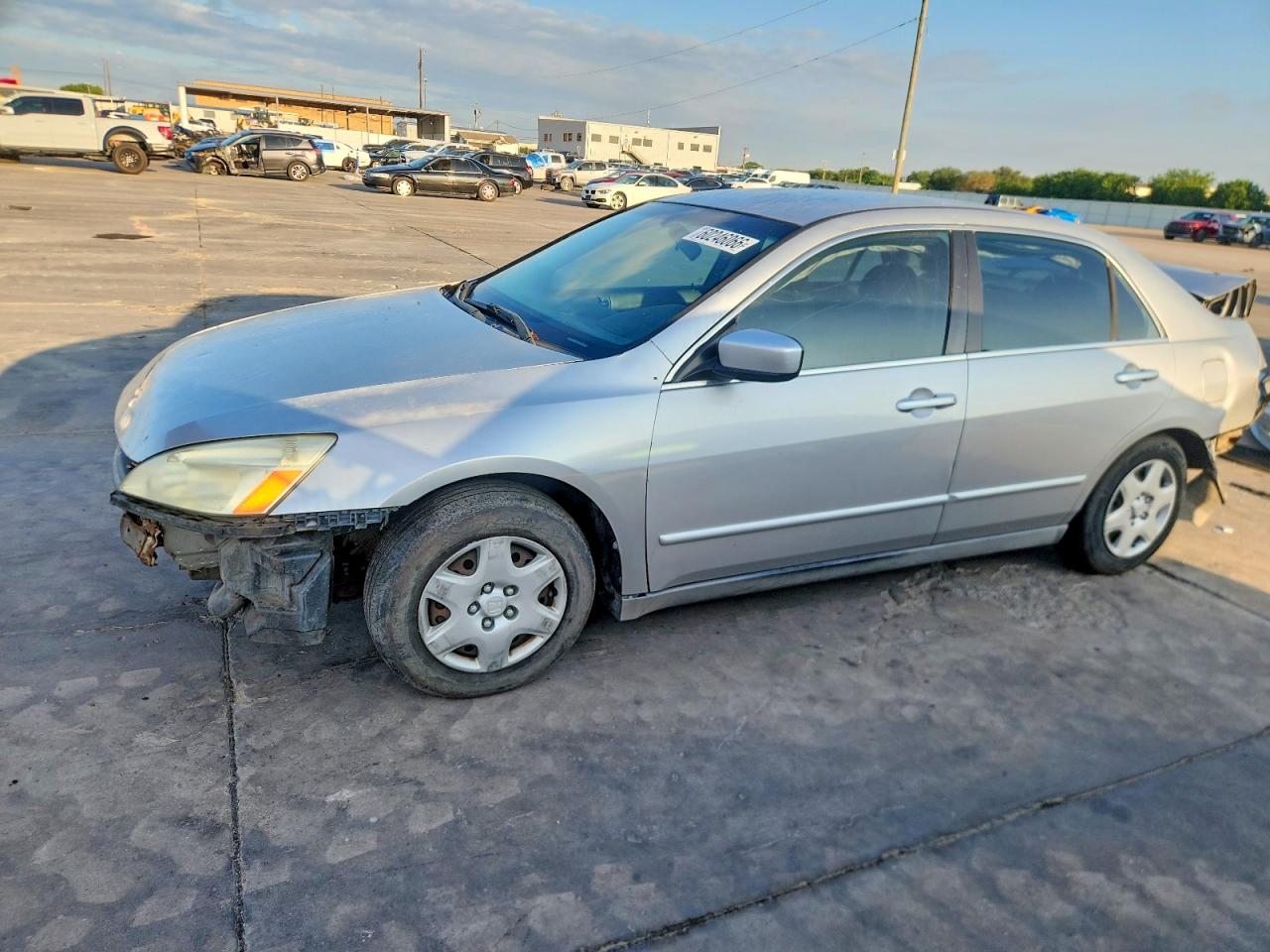 2005 Honda Accord Lx Silver vin: 3HGCM56435G706442