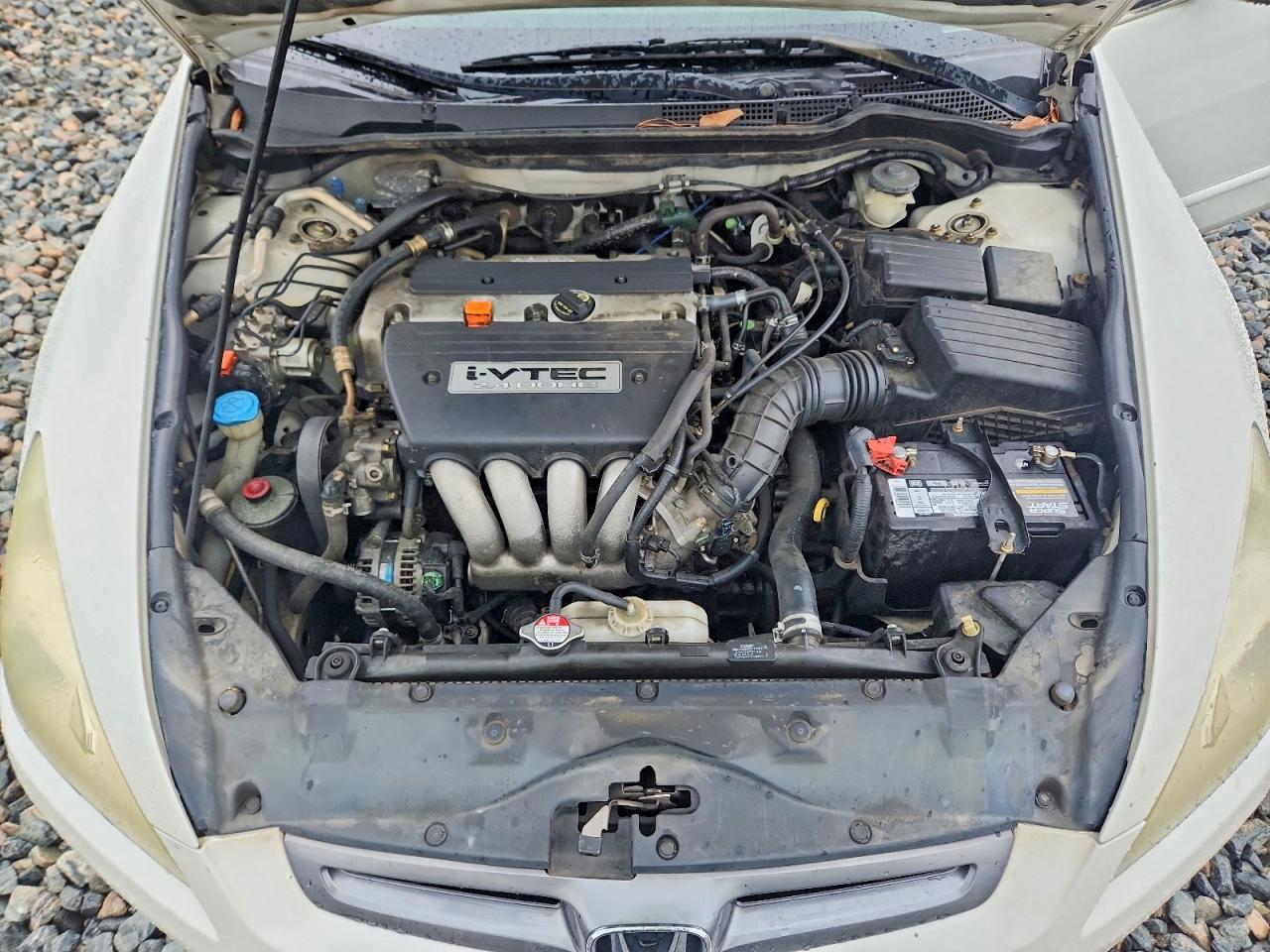 2005 Honda Accord Lx White vin: 3HGCM56435G709874
