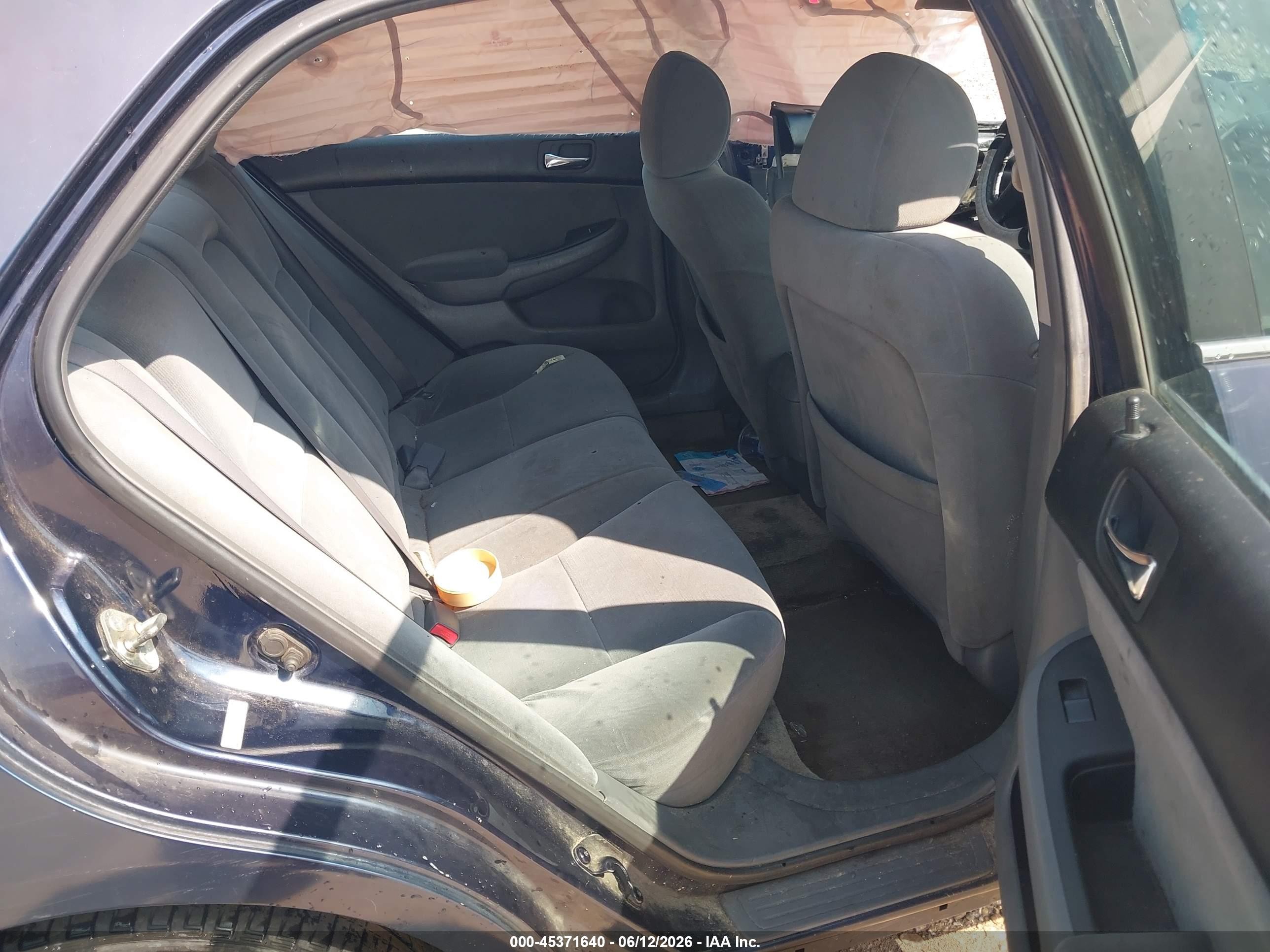 2006 Honda Accord 2.4 Lx Blue vin: 3HGCM56436G702778