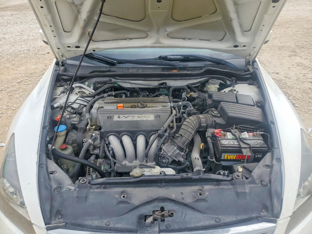 2006 Honda Accord Lx White vin: 3HGCM56436G707768