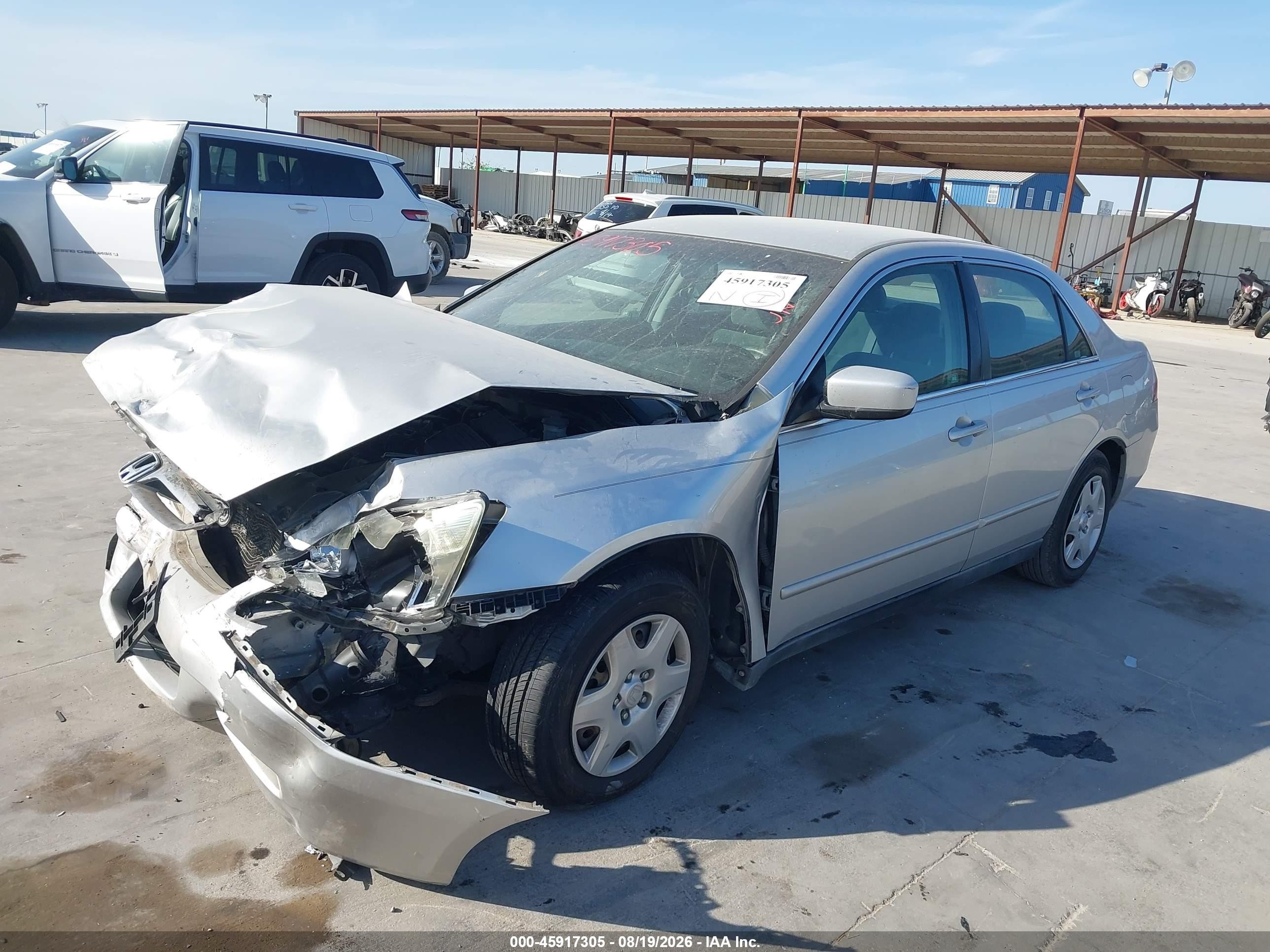 2007 Honda Accord 2.4 Lx Silver vin: 3HGCM56437G709893