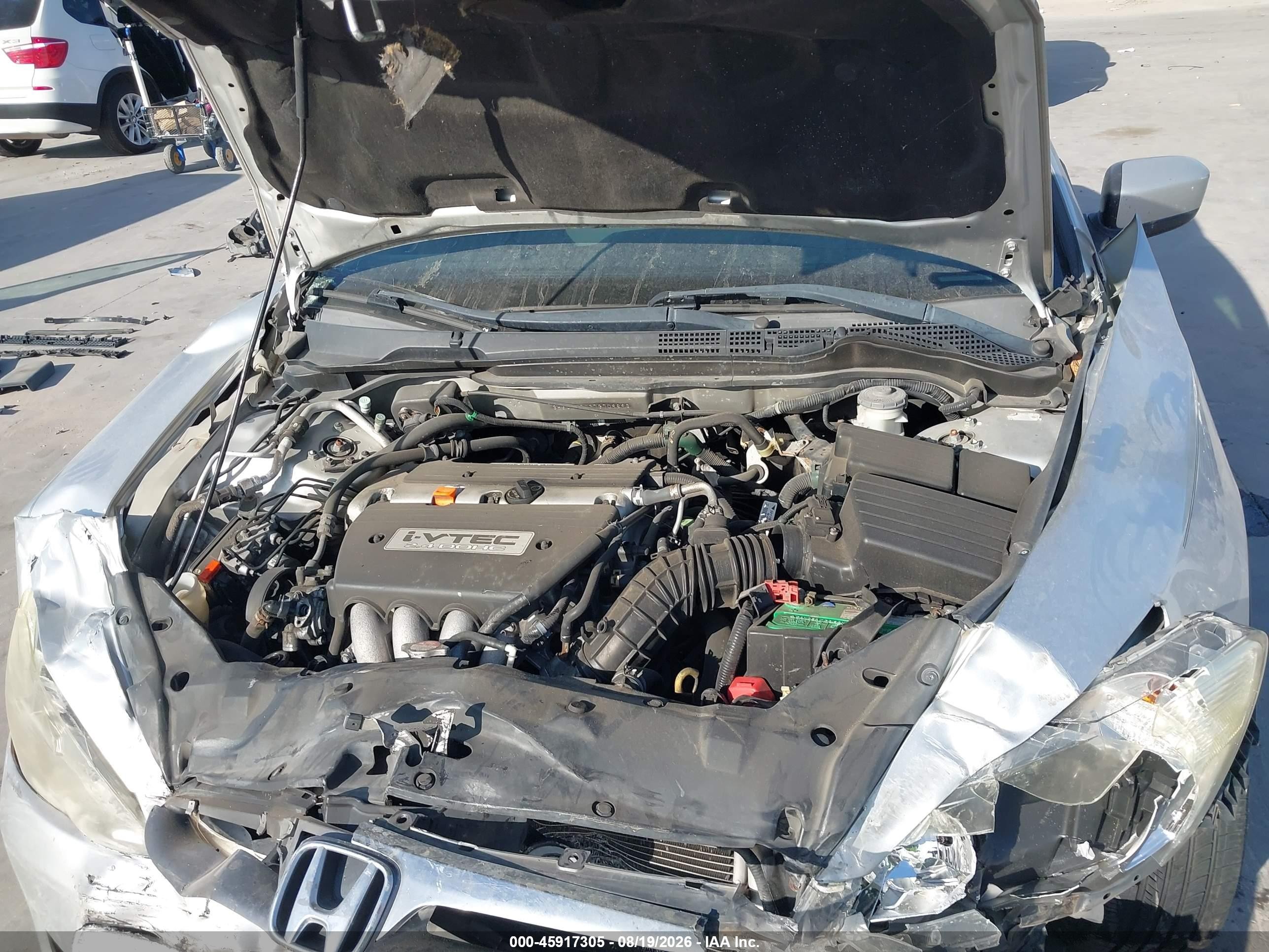 2007 Honda Accord 2.4 Lx Silver vin: 3HGCM56437G709893