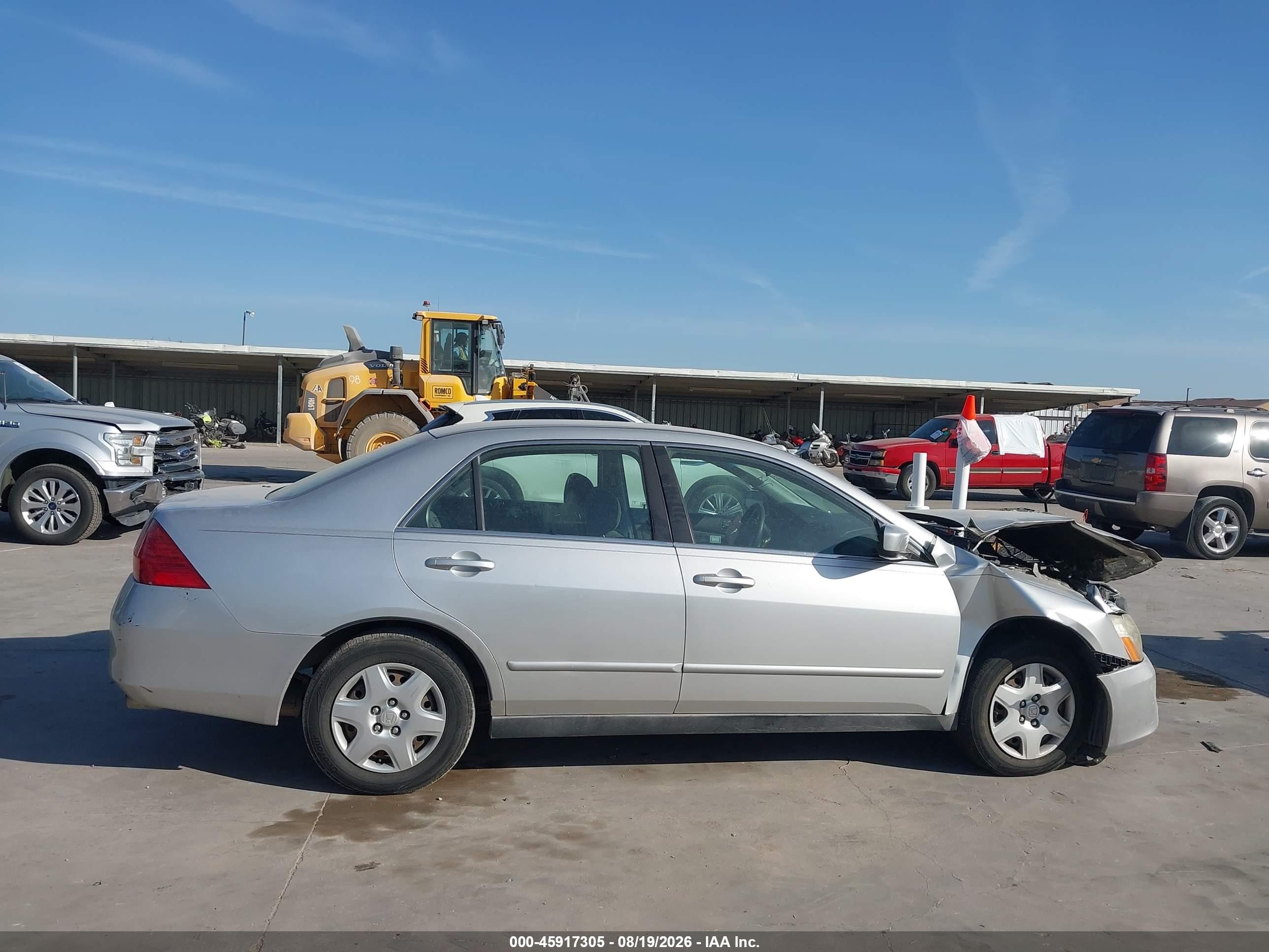 2007 Honda Accord 2.4 Lx Silver vin: 3HGCM56437G709893