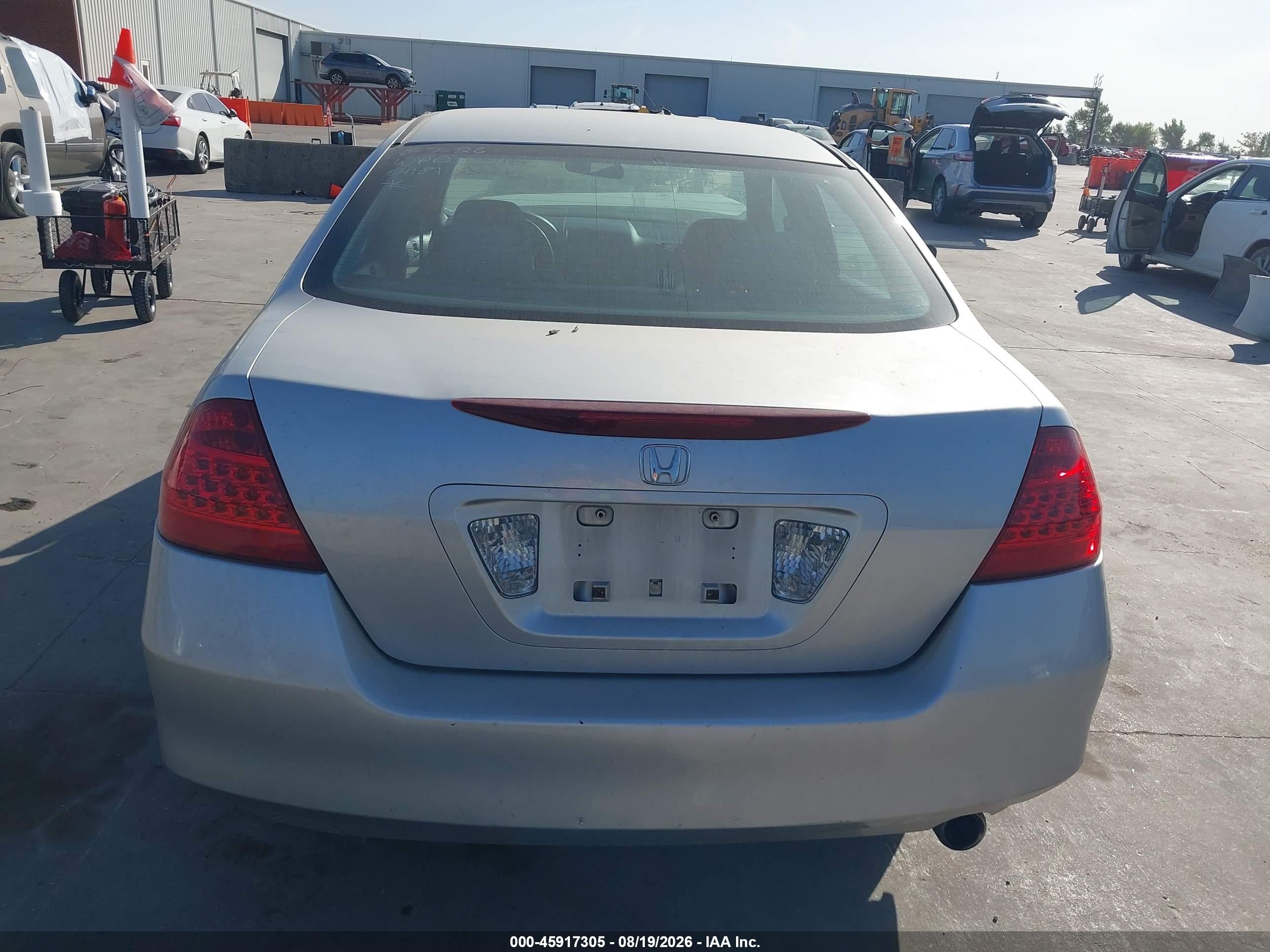 2007 Honda Accord 2.4 Lx Silver vin: 3HGCM56437G709893