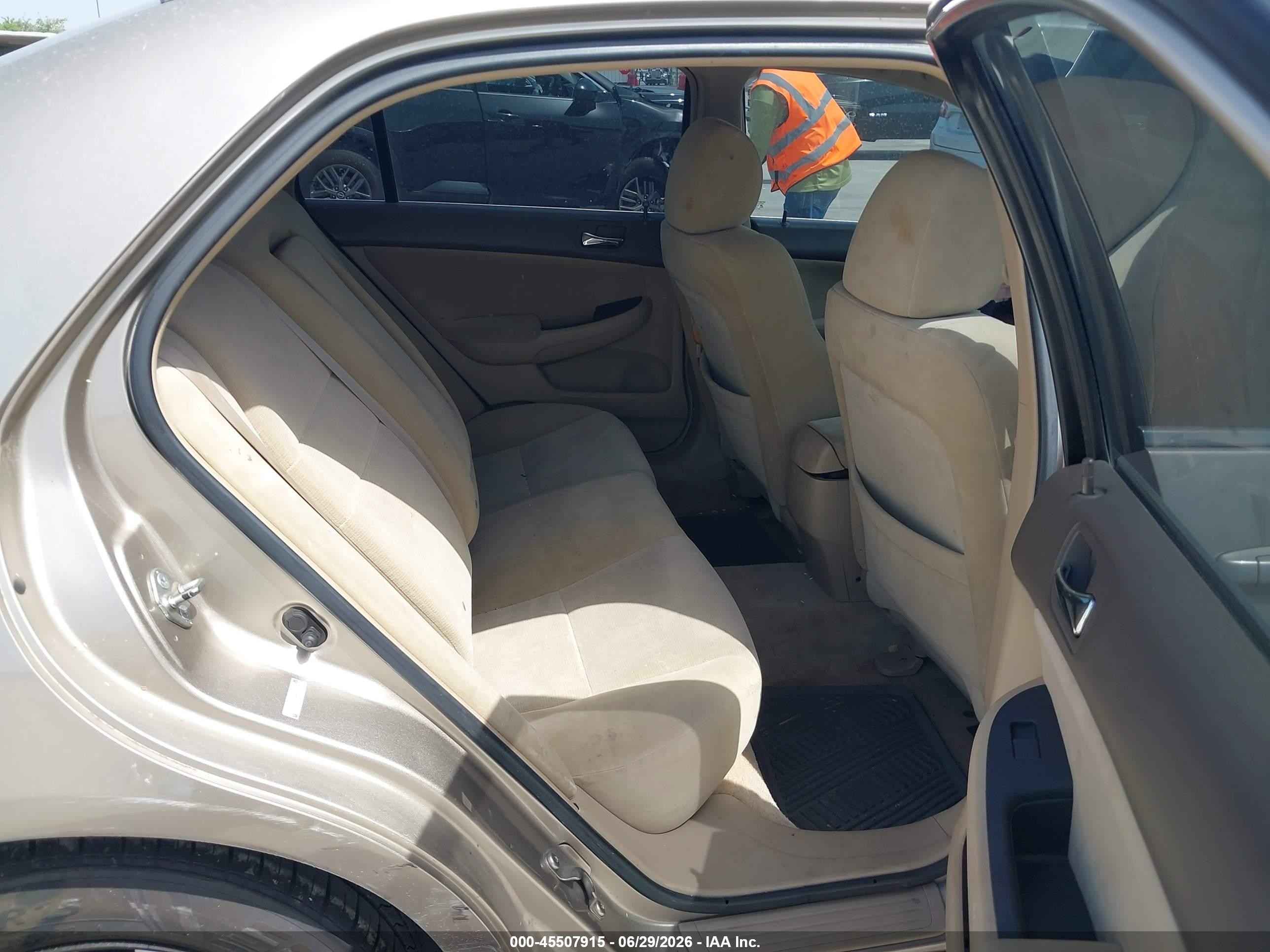 2005 Honda Accord 2.4 Lx Gold vin: 3HGCM56445G707759