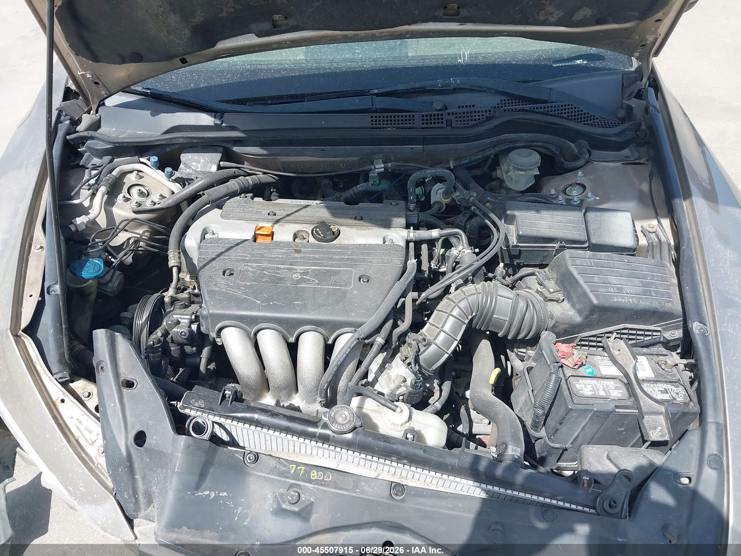 2005 Honda Accord 2.4 Lx Gold vin: 3HGCM56445G707759