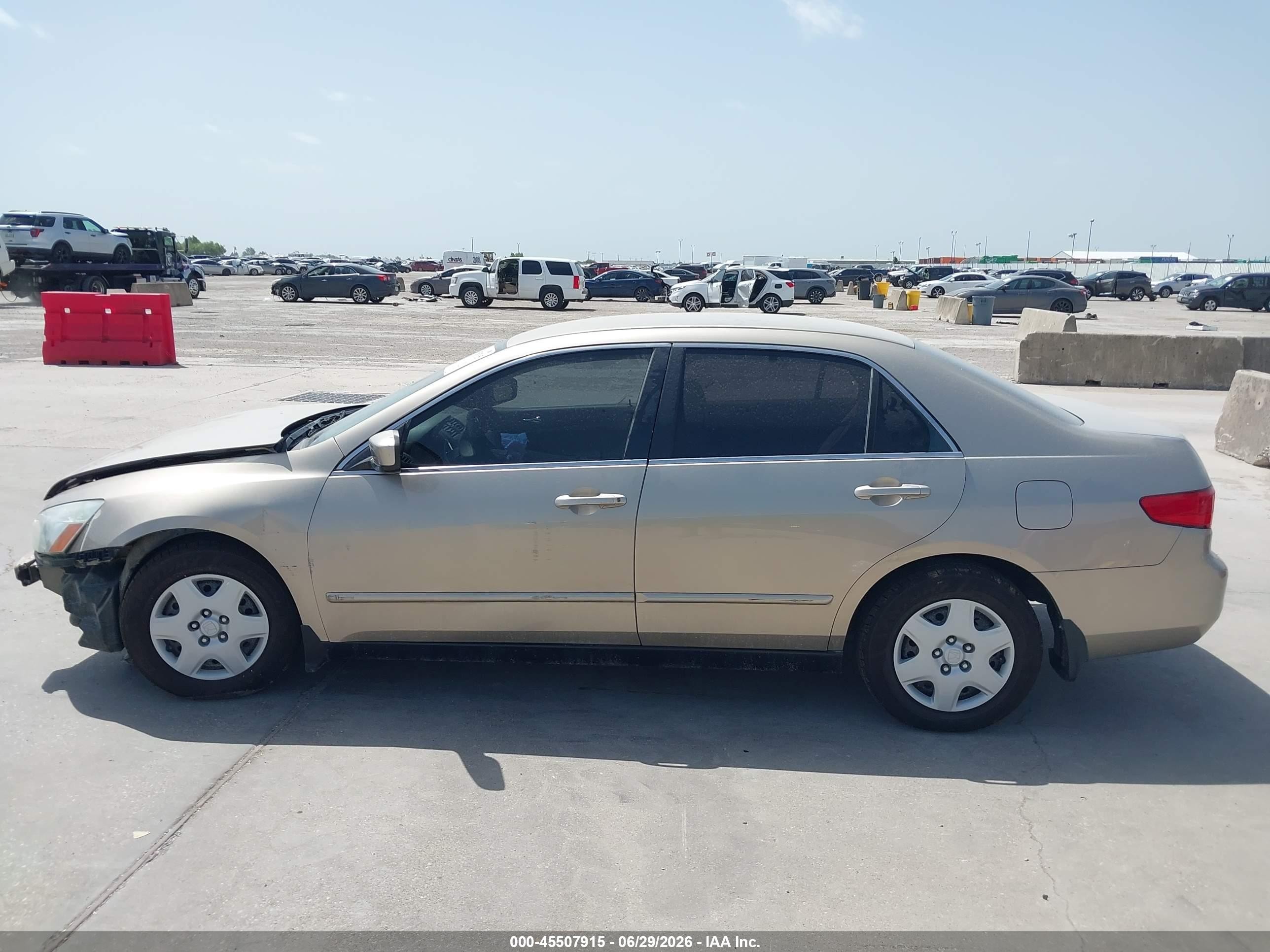 2005 Honda Accord 2.4 Lx Gold vin: 3HGCM56445G707759