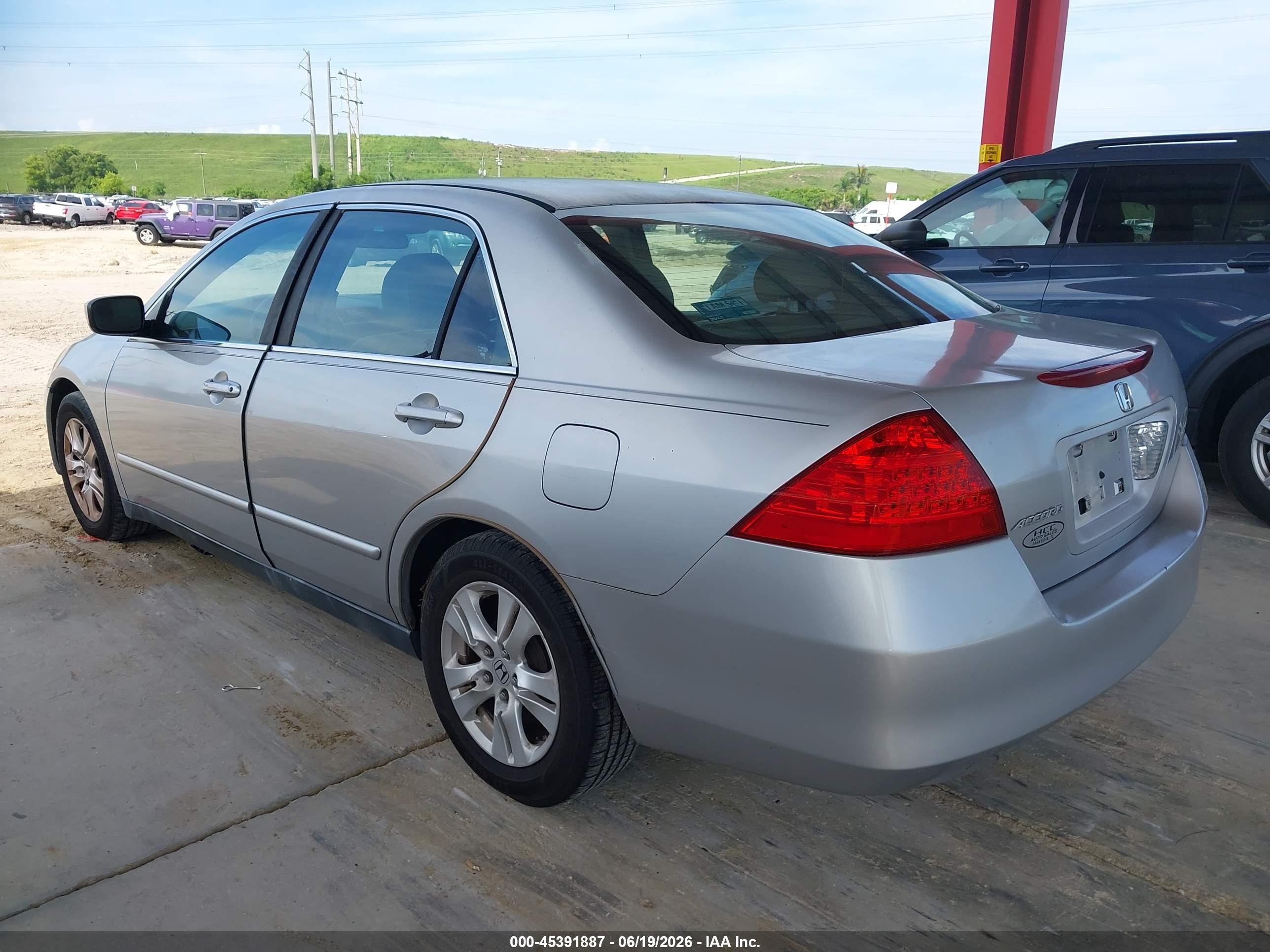 2006 Honda Accord 2.4 Lx Silver vin: 3HGCM56446G700991