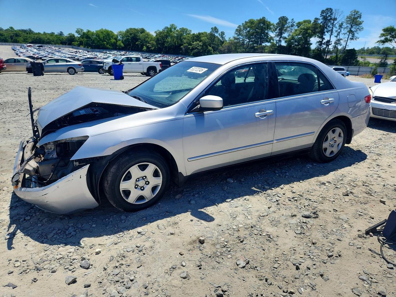 2005 Honda Accord Lx Silver vin: 3HGCM56455G708676
