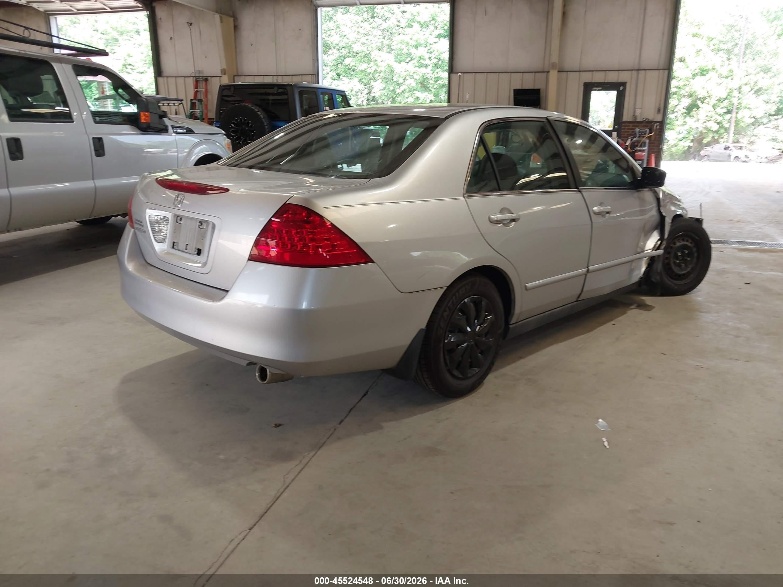 2006 Honda Accord 2.4 Lx Silver vin: 3HGCM56456G705777