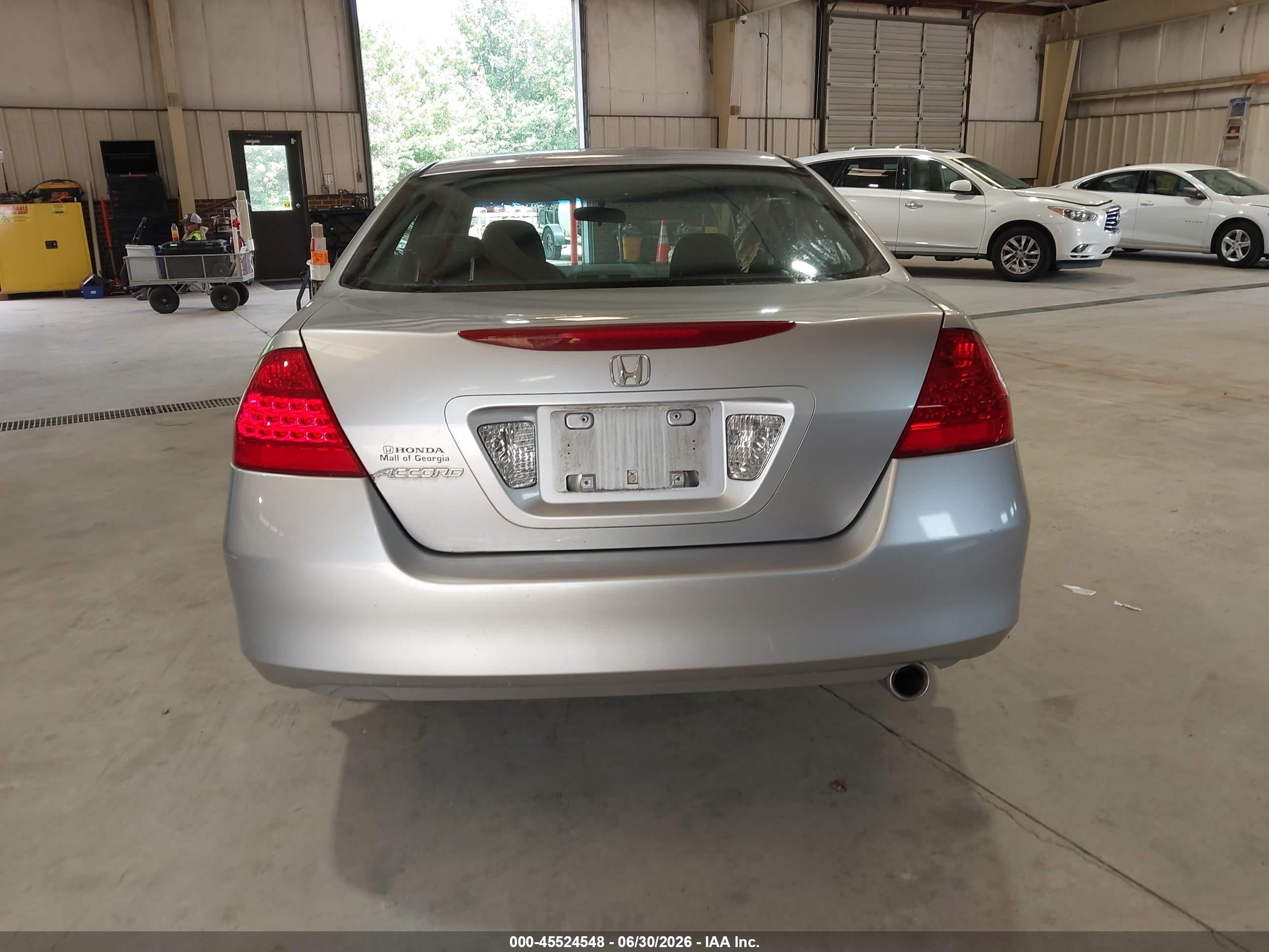2006 Honda Accord 2.4 Lx Silver vin: 3HGCM56456G705777
