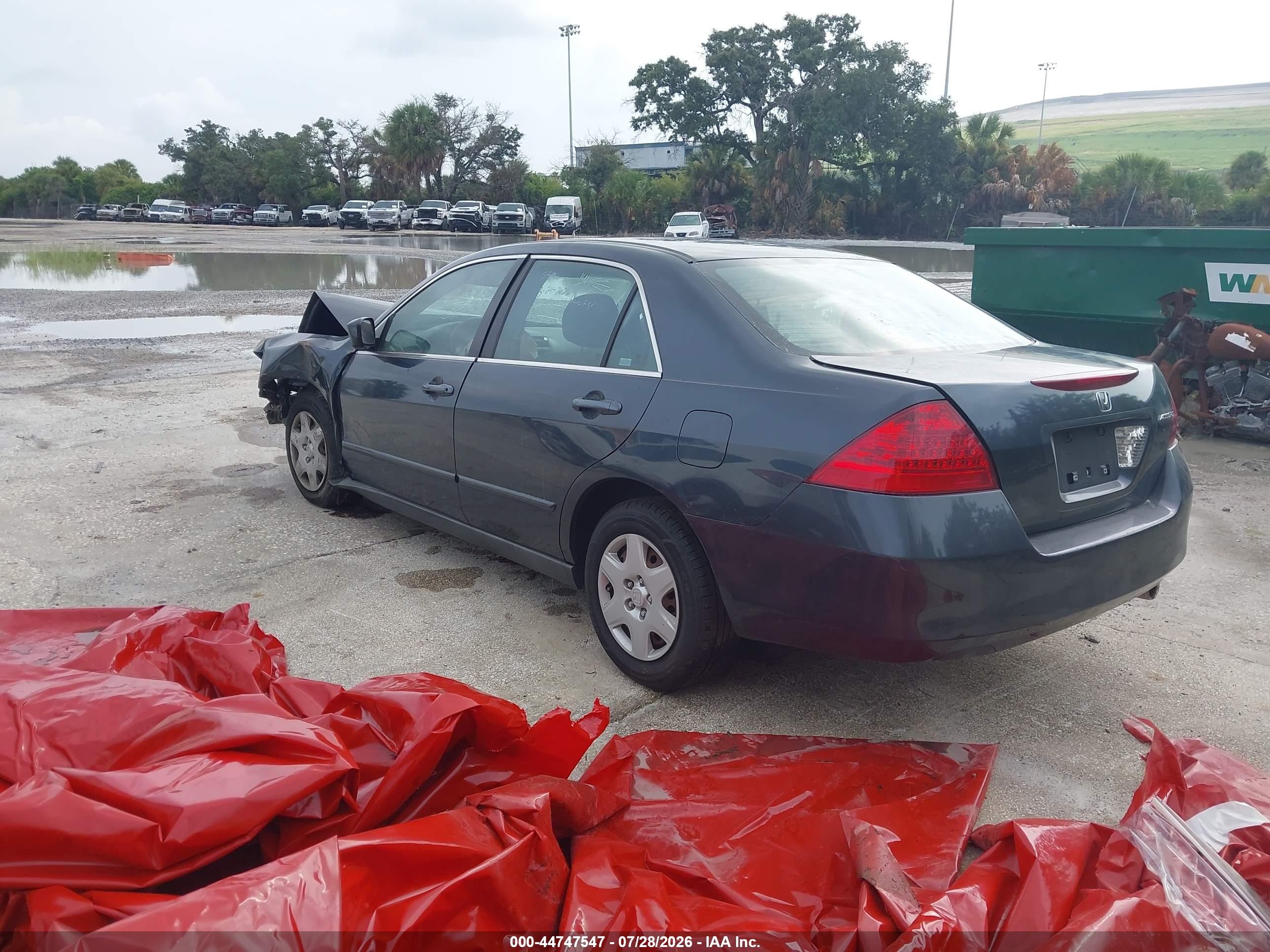 2006 Honda Accord 2.4 Lx Синий vin: 3HGCM56456G710994
