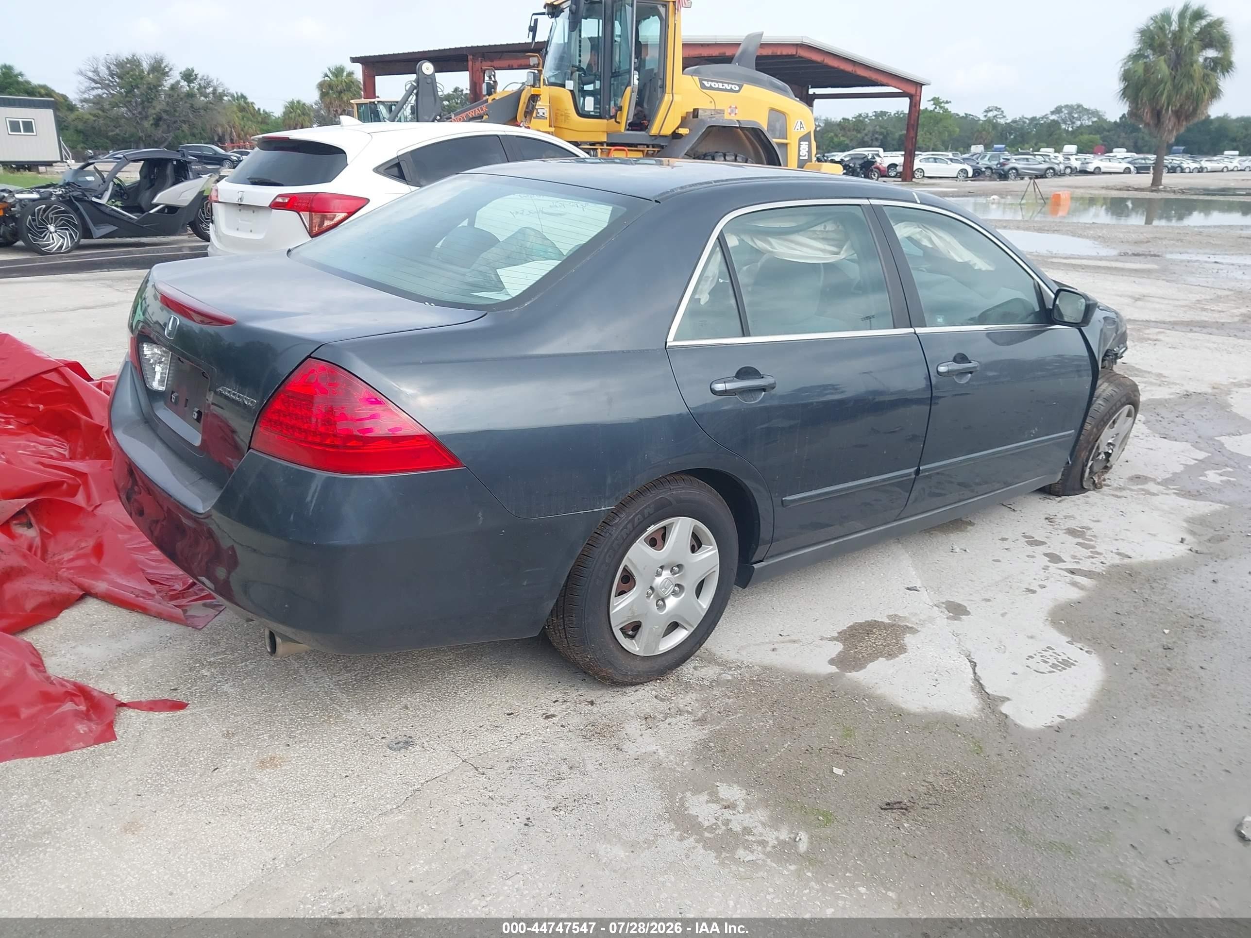 2006 Honda Accord 2.4 Lx Синий vin: 3HGCM56456G710994