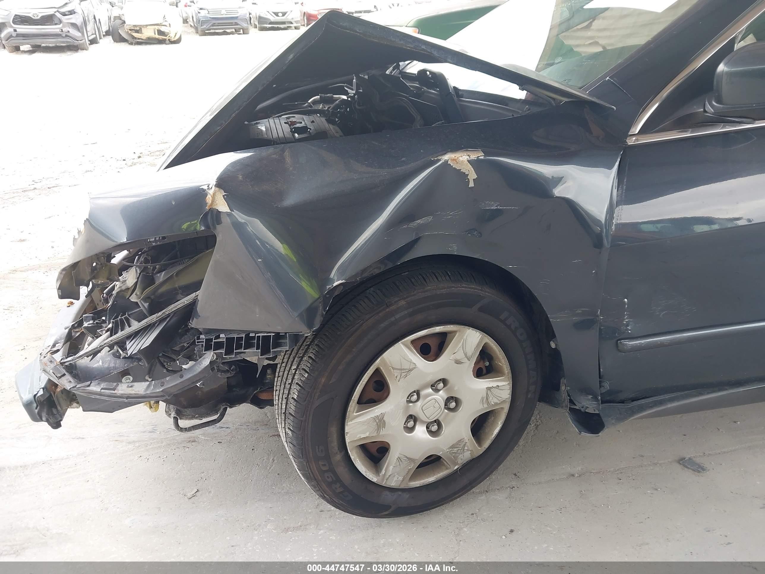 2006 Honda Accord 2.4 Lx Синий vin: 3HGCM56456G710994