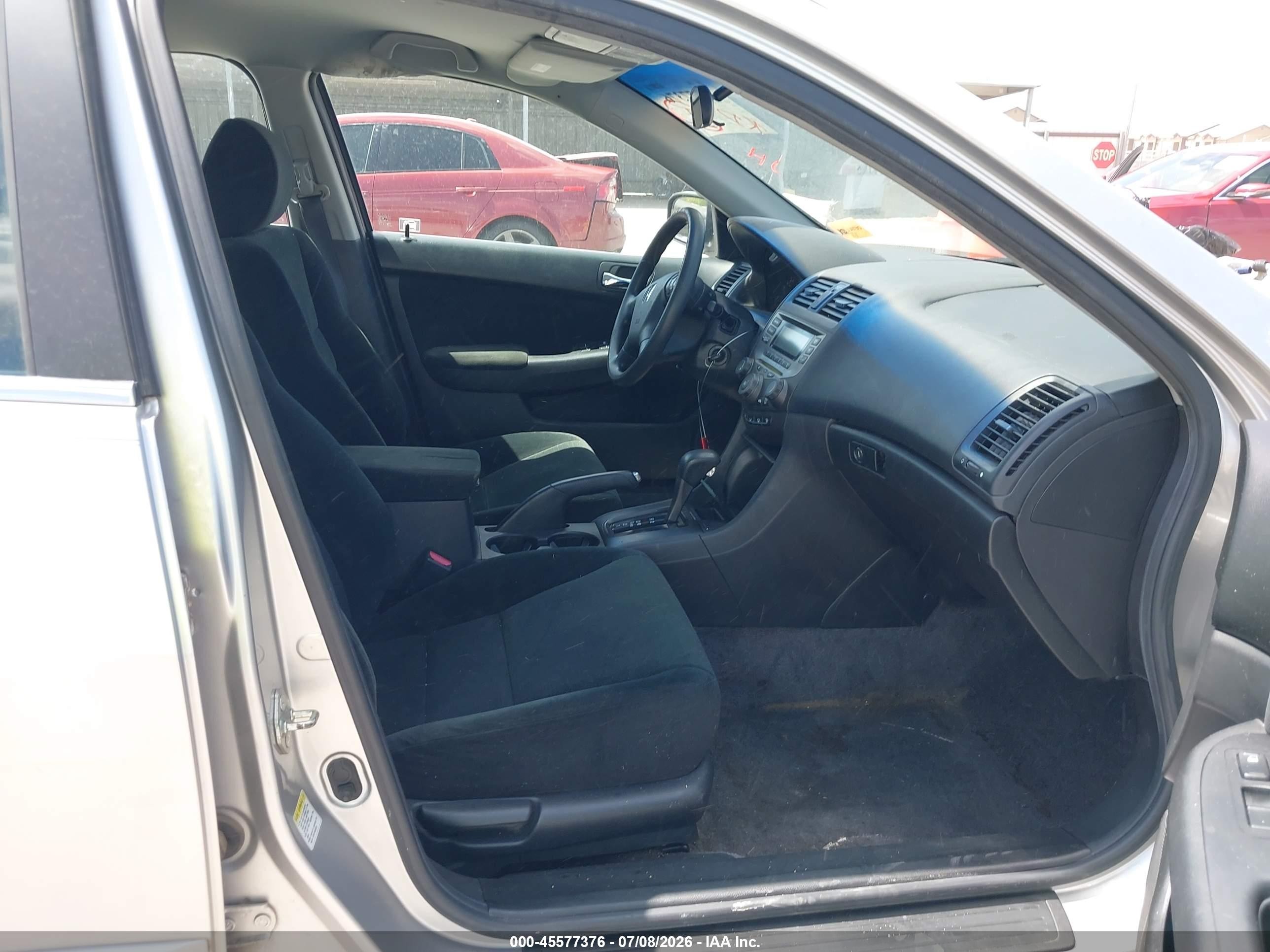 2007 Honda Accord 2.4 Lx Silver vin: 3HGCM56457G707448