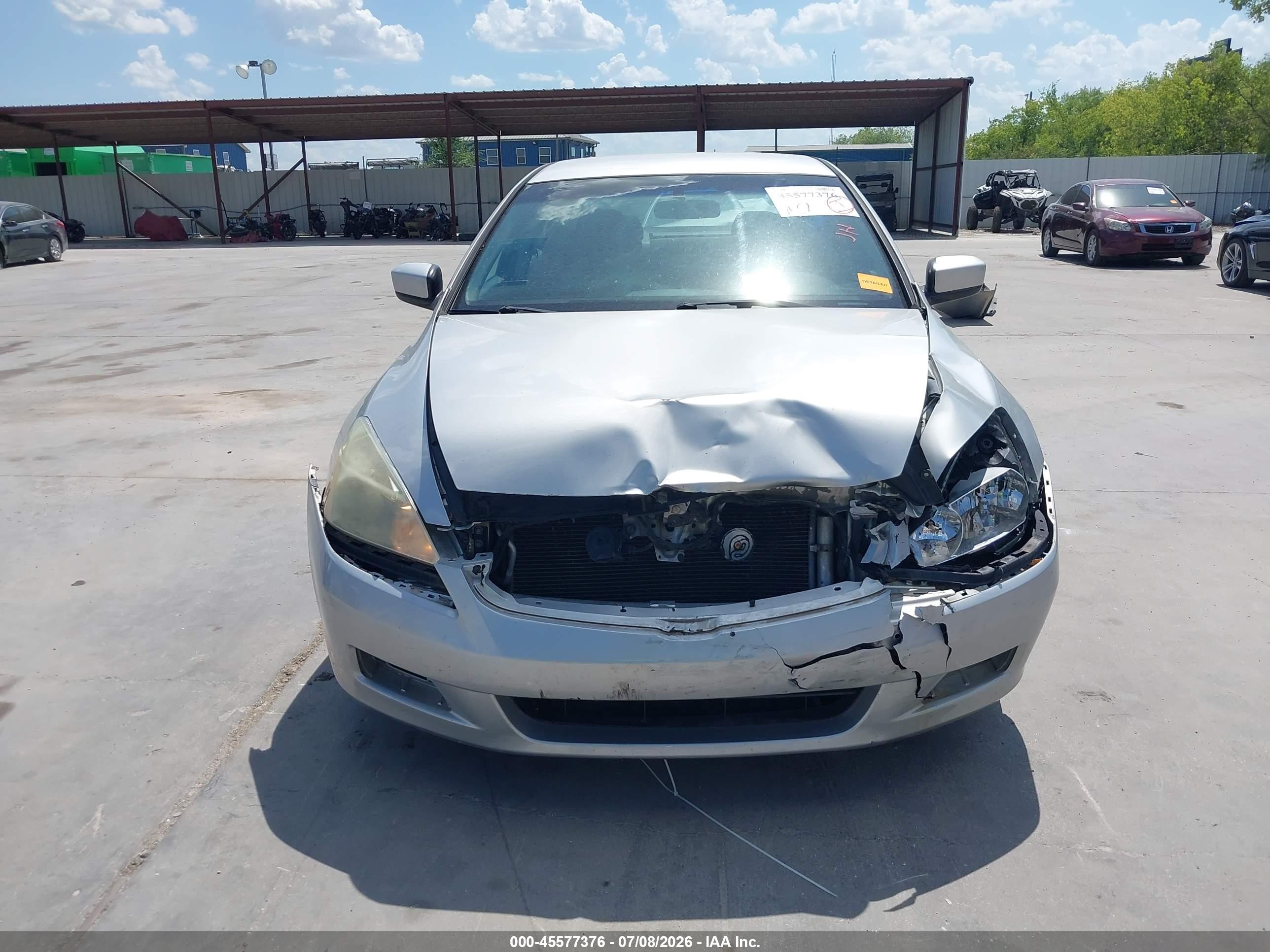 2007 Honda Accord 2.4 Lx Silver vin: 3HGCM56457G707448