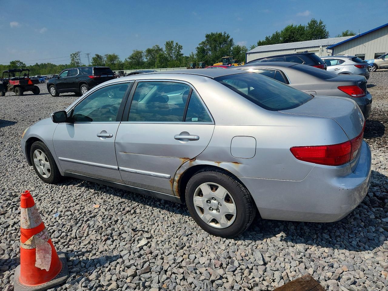 2005 Honda Accord Lx Silver vin: 3HGCM56465G700702