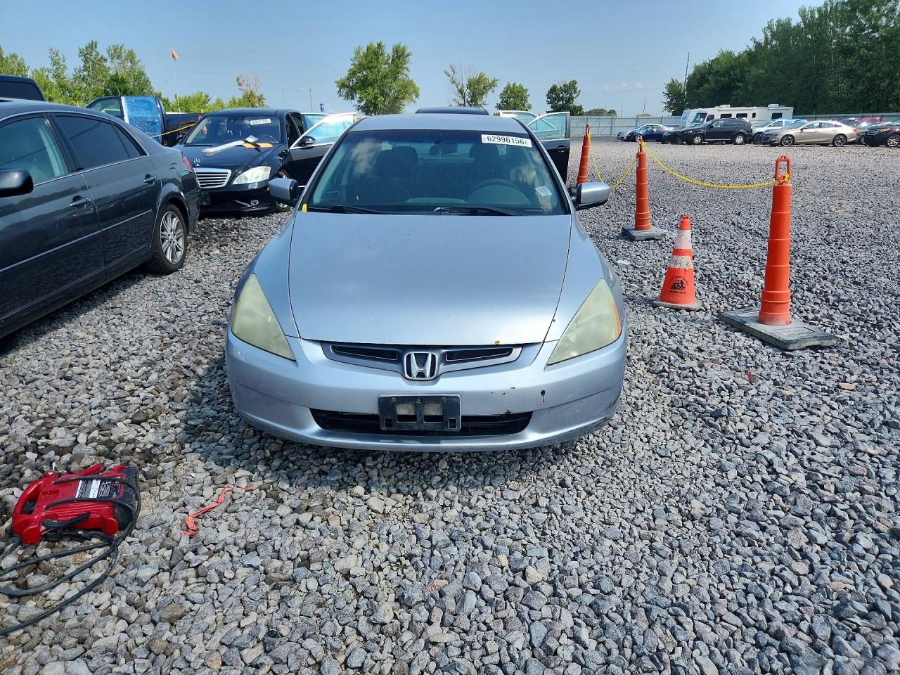 2005 Honda Accord Lx Silver vin: 3HGCM56465G700702