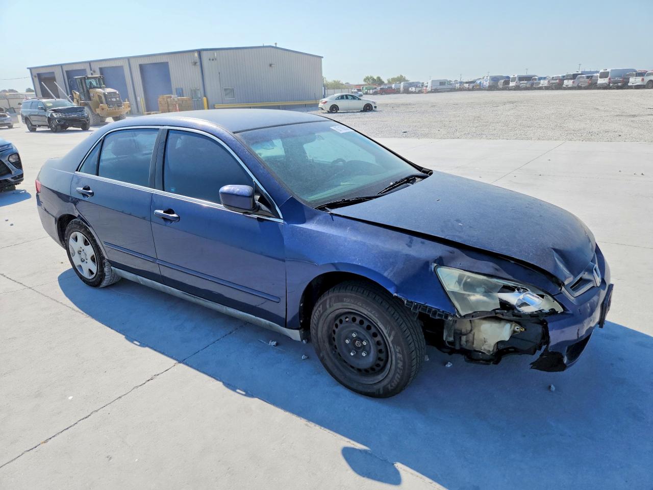 2005 Honda Accord Lx Синий vin: 3HGCM56465G708833