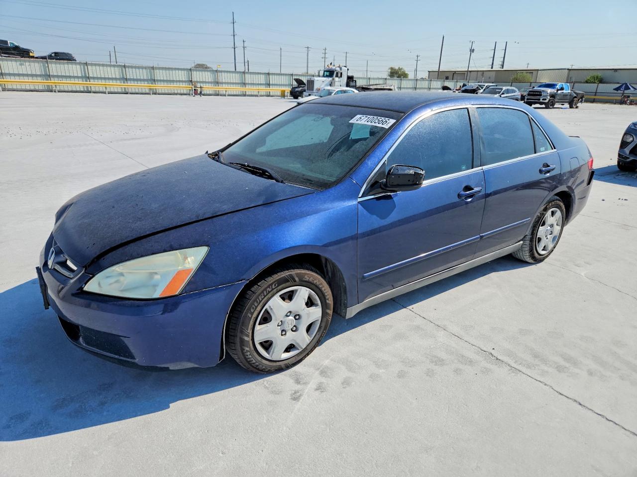 2005 Honda Accord Lx Синий vin: 3HGCM56465G708833