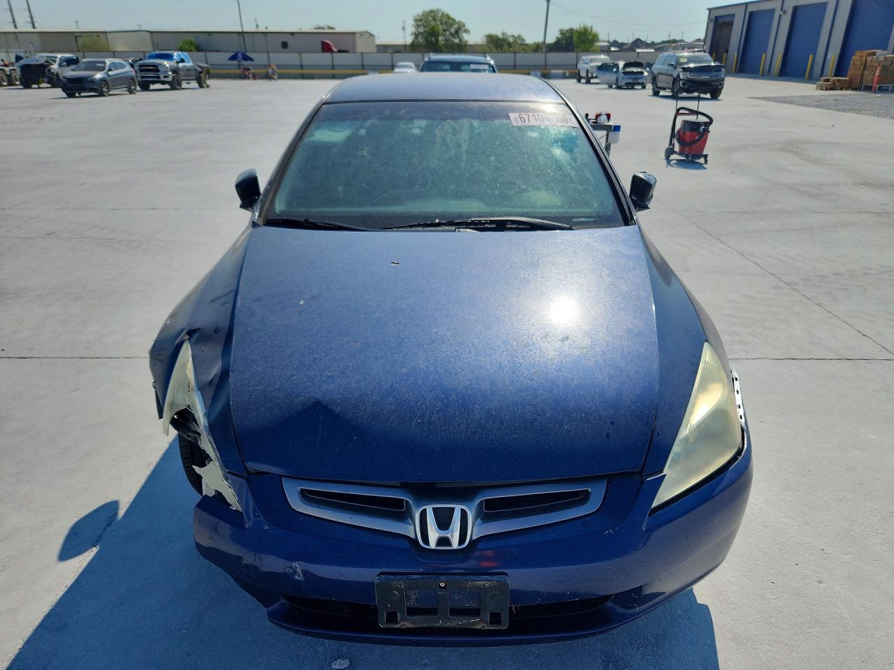 2005 Honda Accord Lx Синий vin: 3HGCM56465G708833