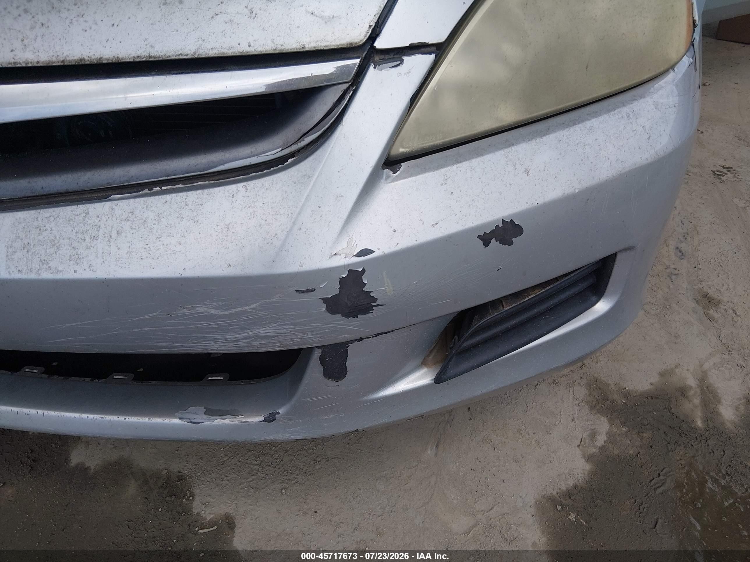 2006 Honda Accord 2.4 Lx Серый vin: 3HGCM56466G703195