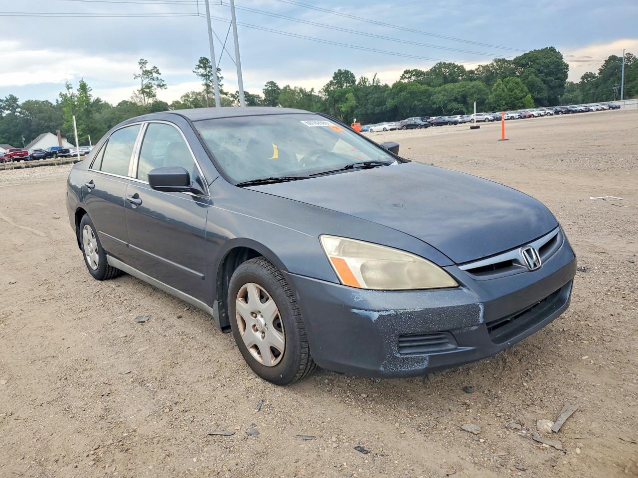 2007 Honda Accord Lx Серый vin: 3HGCM56467G707670