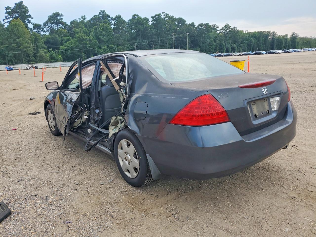 2007 Honda Accord Lx Серый vin: 3HGCM56467G707670
