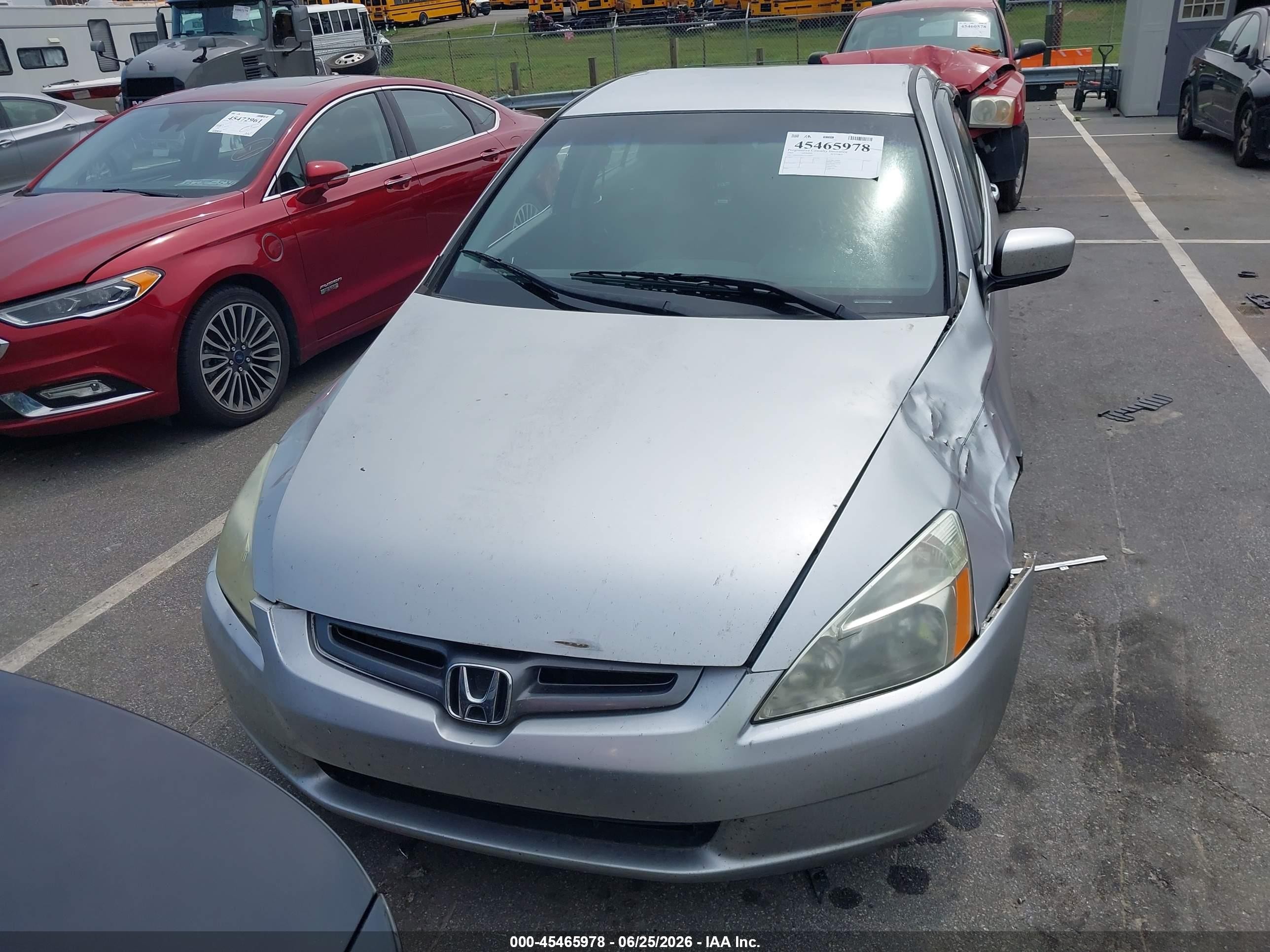 2005 Honda Accord 2.4 Lx Silver vin: 3HGCM56475G700997