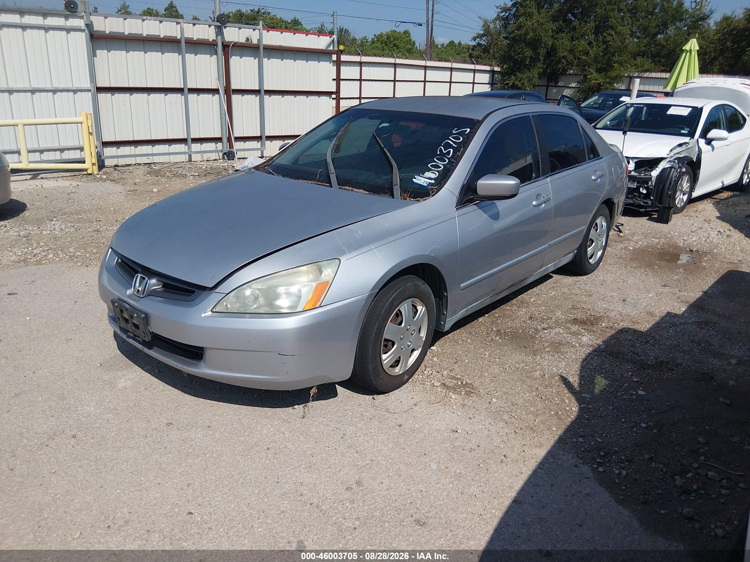 2005 Honda Accord 2.4 Lx Silver vin: 3HGCM56475G701423