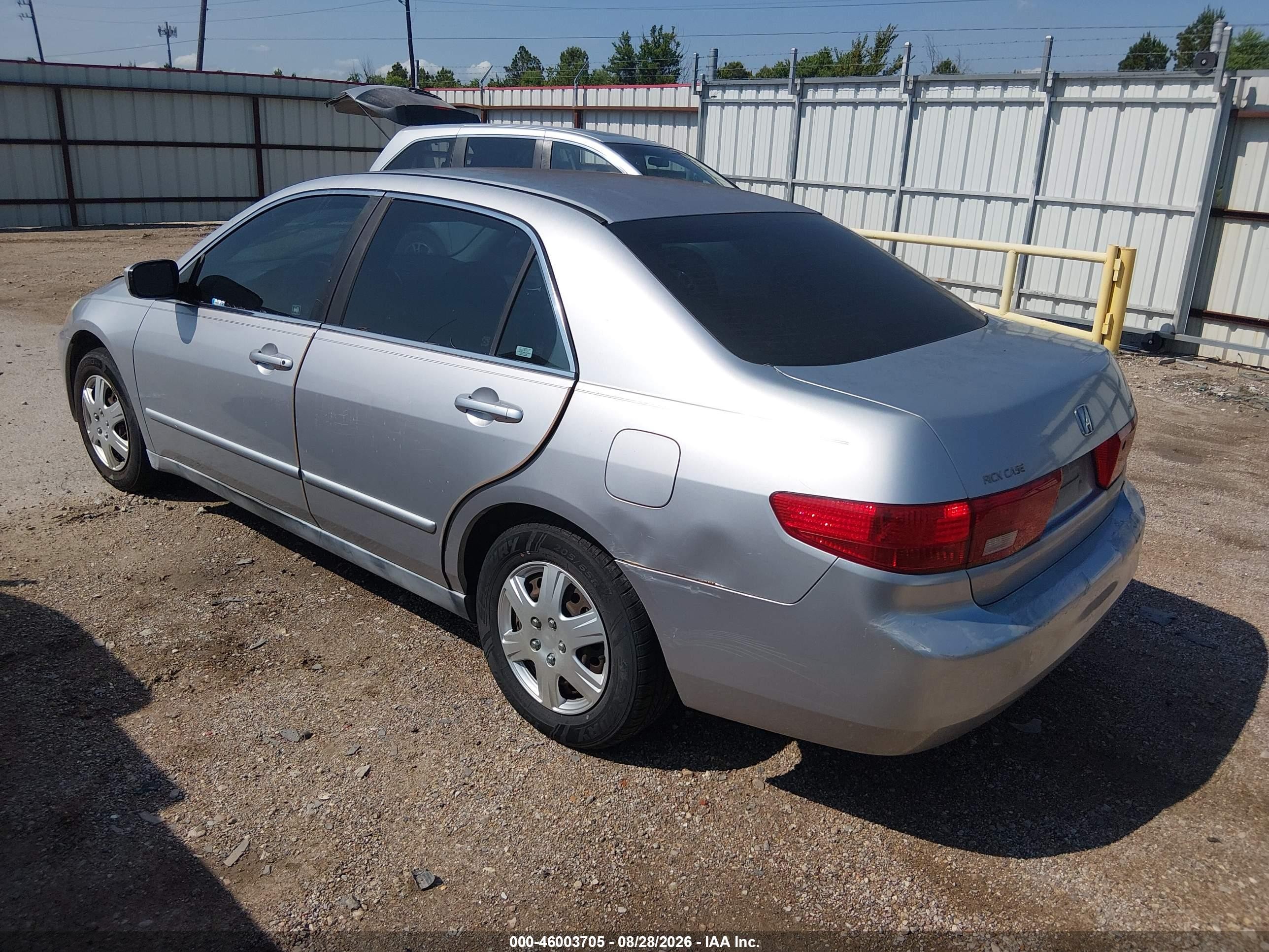 2005 Honda Accord 2.4 Lx Silver vin: 3HGCM56475G701423