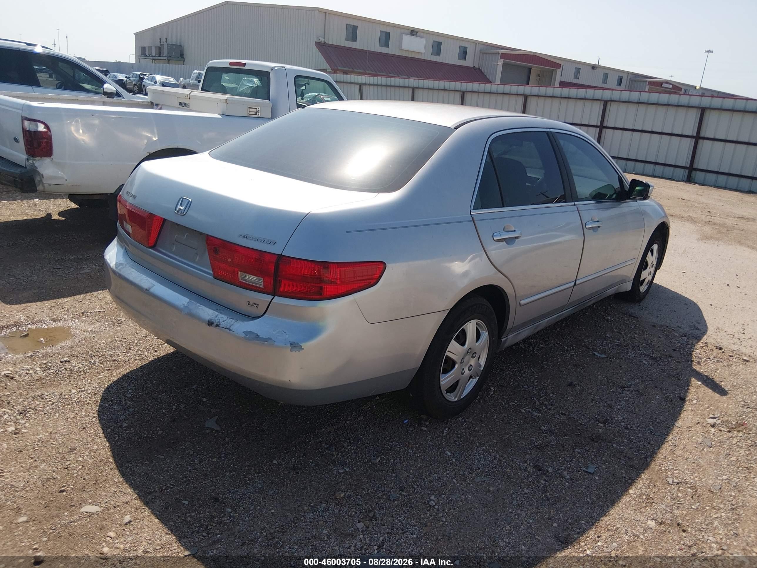 2005 Honda Accord 2.4 Lx Silver vin: 3HGCM56475G701423