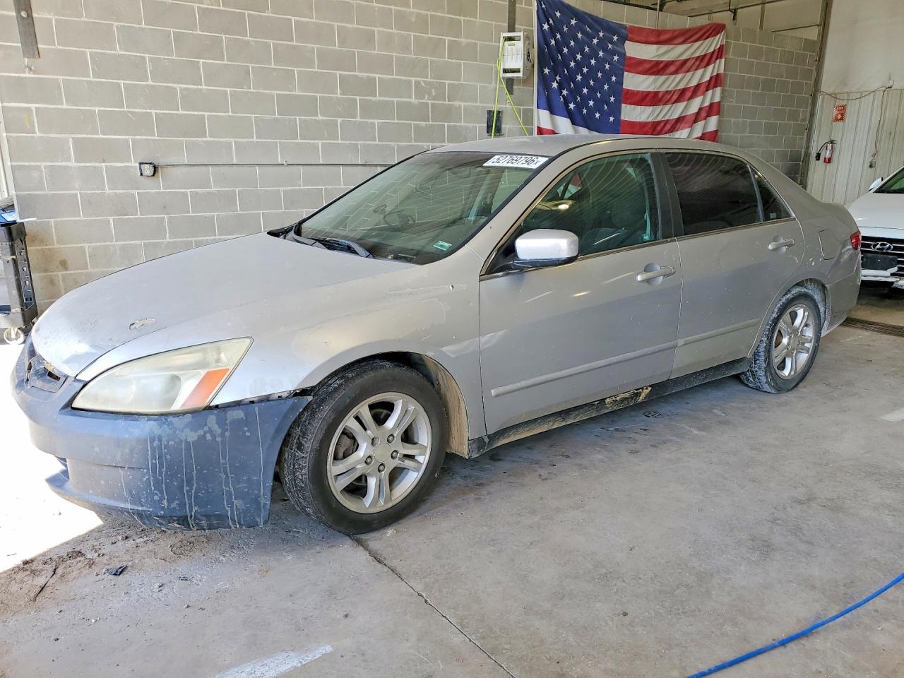 2005 Honda Accord Lx Silver vin: 3HGCM56475G705035