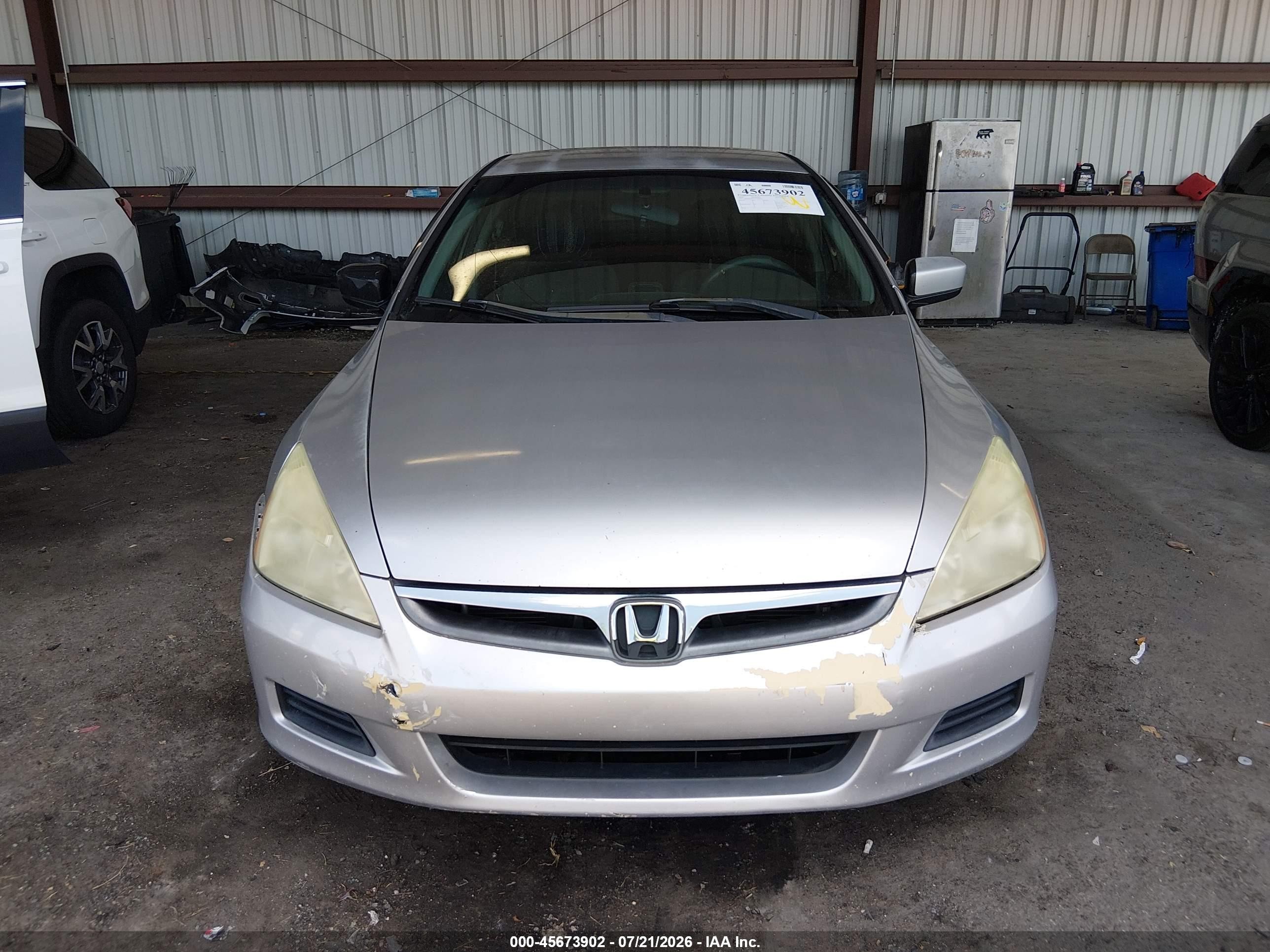 2007 Honda Accord 2.4 Lx Silver vin: 3HGCM56477G708911