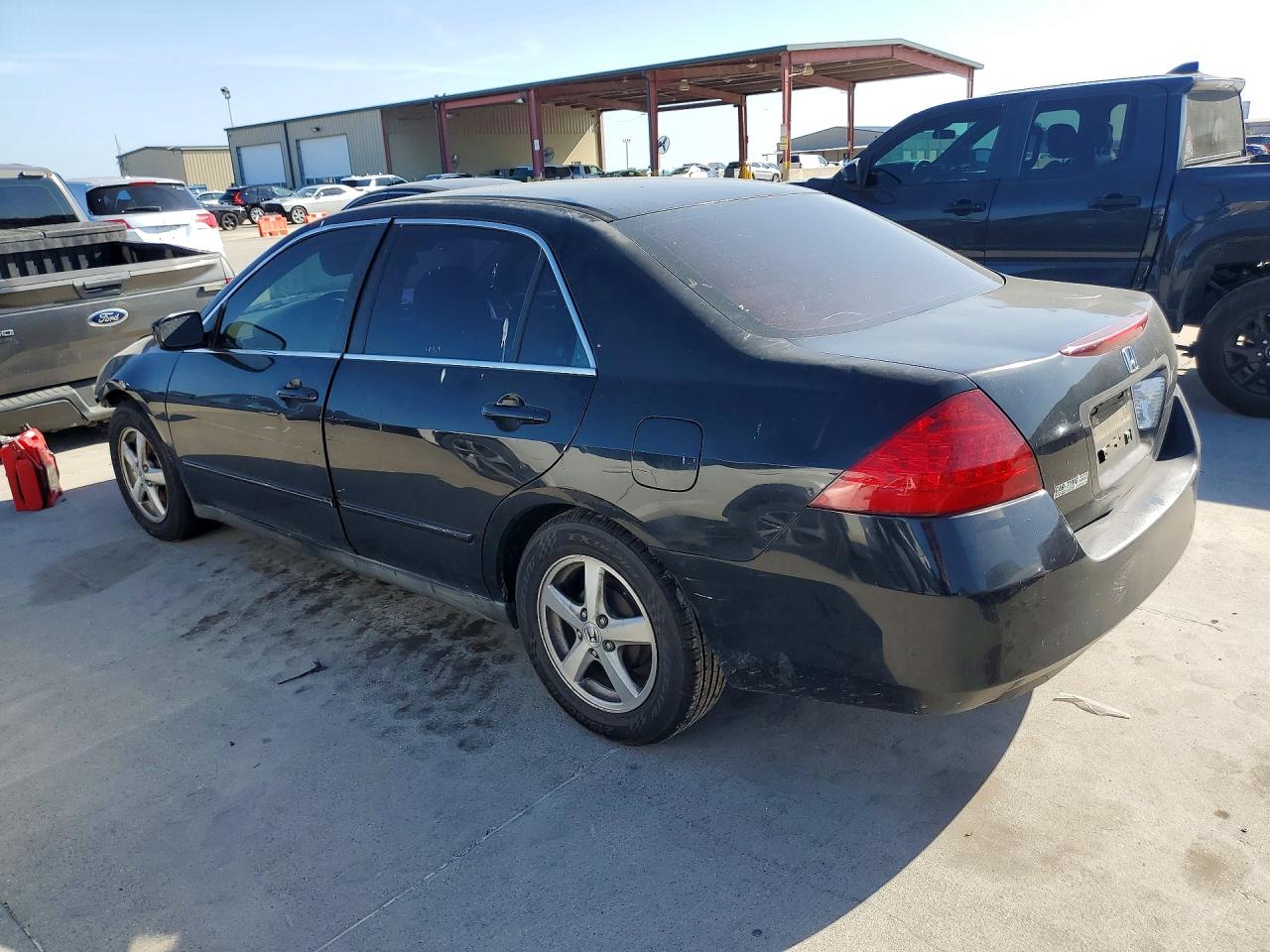 2007 Honda Accord Lx Black vin: 3HGCM56477G711291
