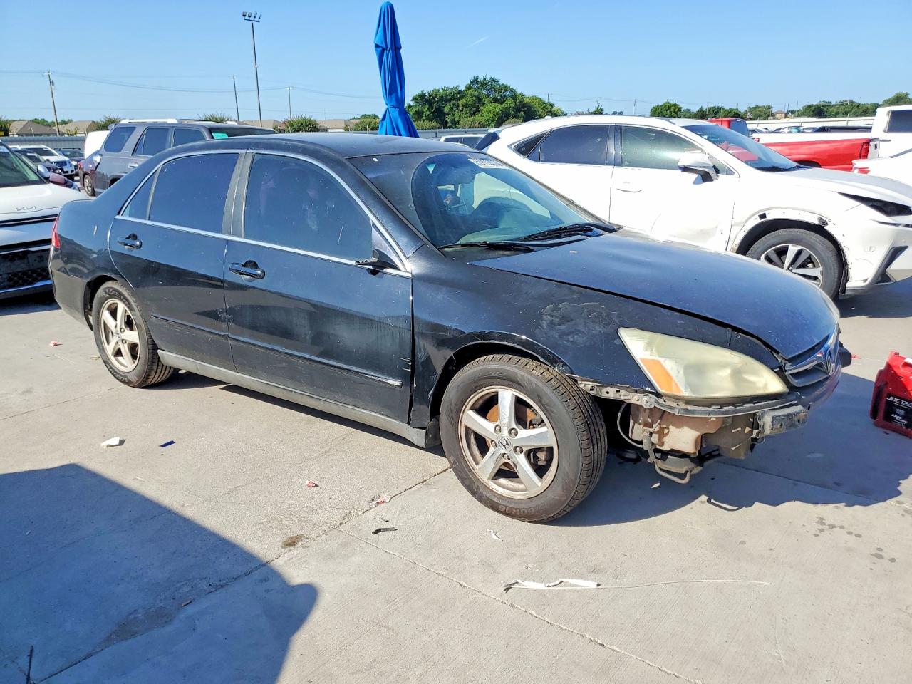 2007 Honda Accord Lx Black vin: 3HGCM56477G711291
