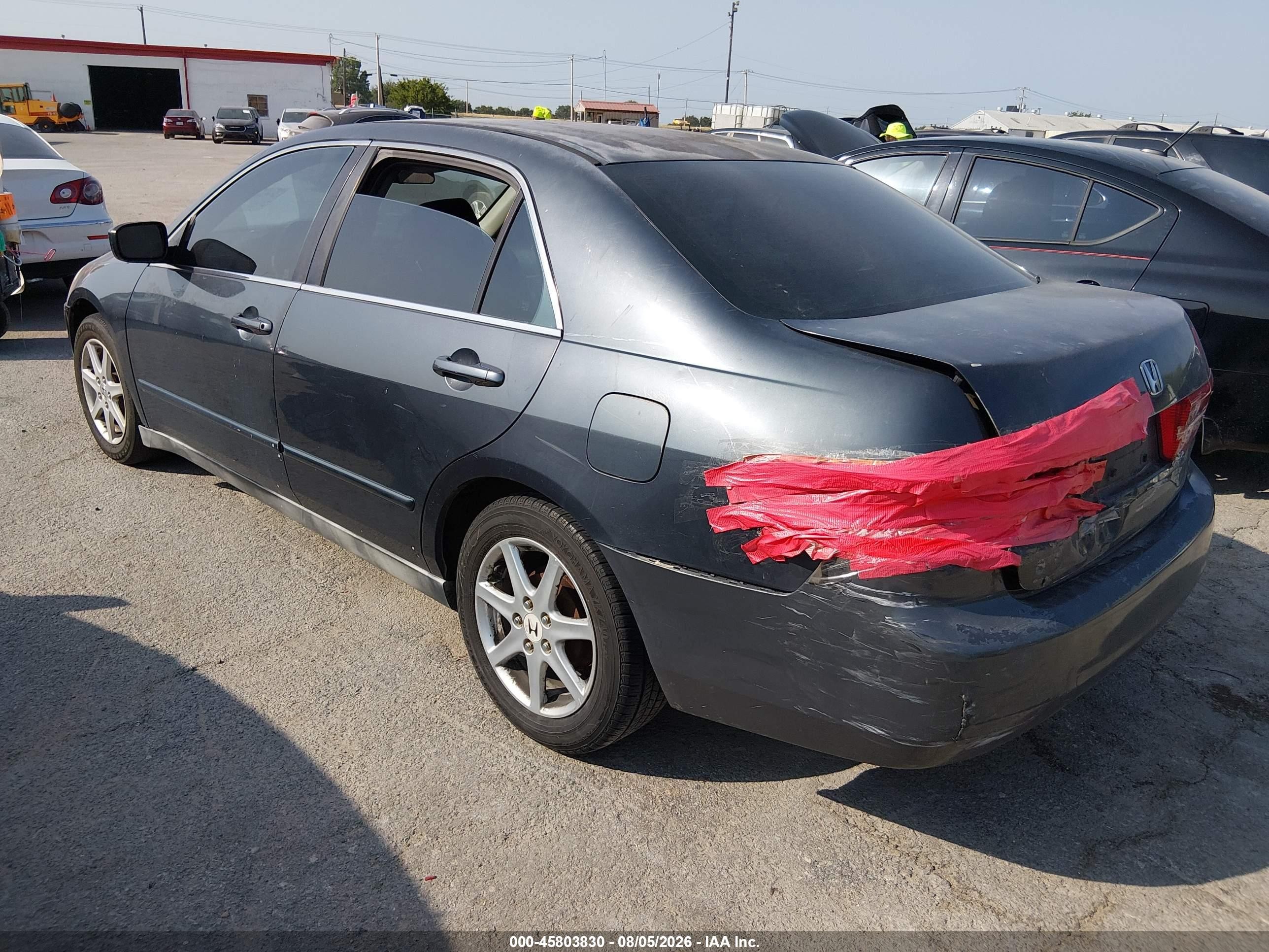 2005 Honda Accord 2.4 Lx Blue vin: 3HGCM56485G700927