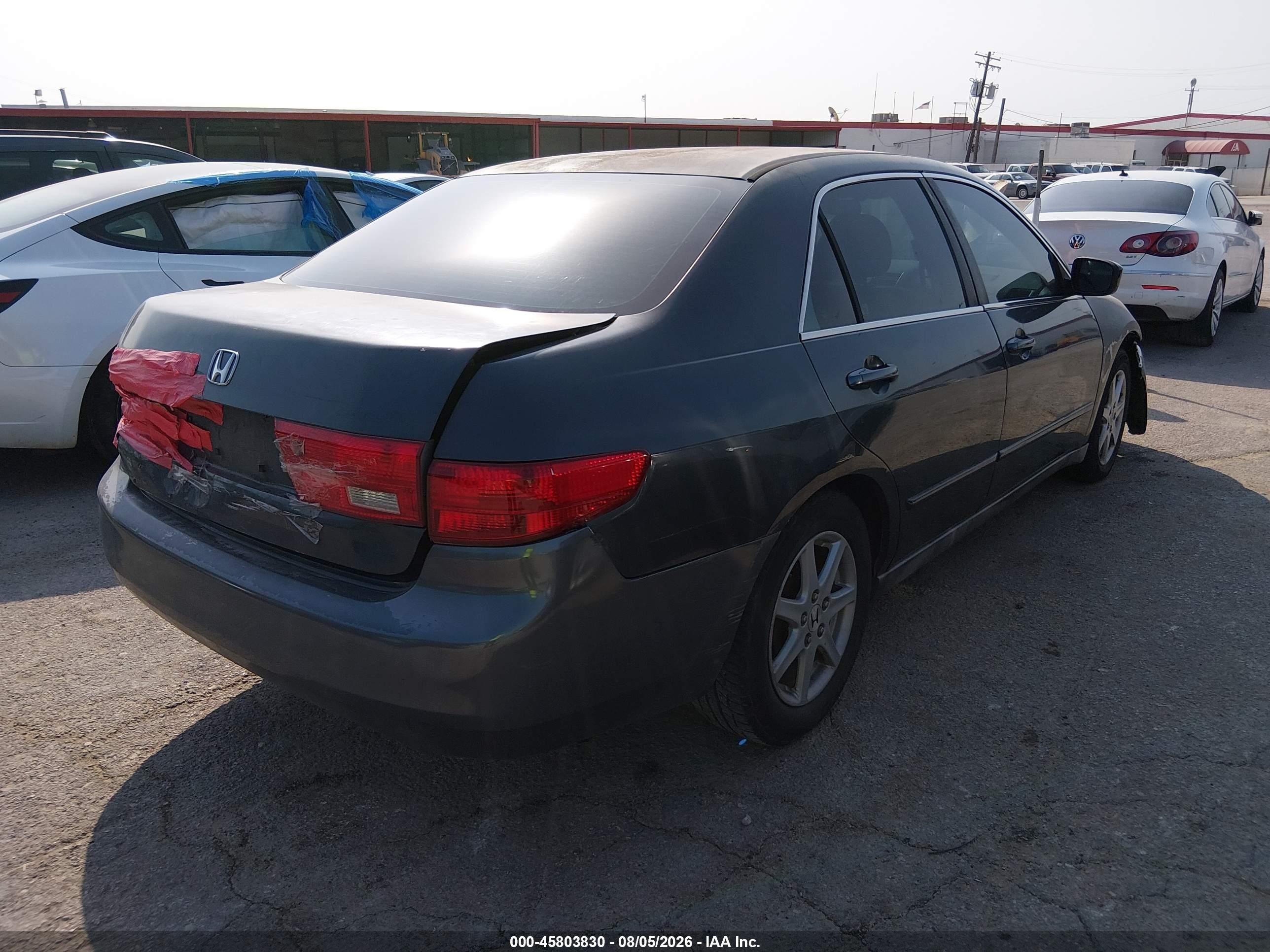 2005 Honda Accord 2.4 Lx Blue vin: 3HGCM56485G700927