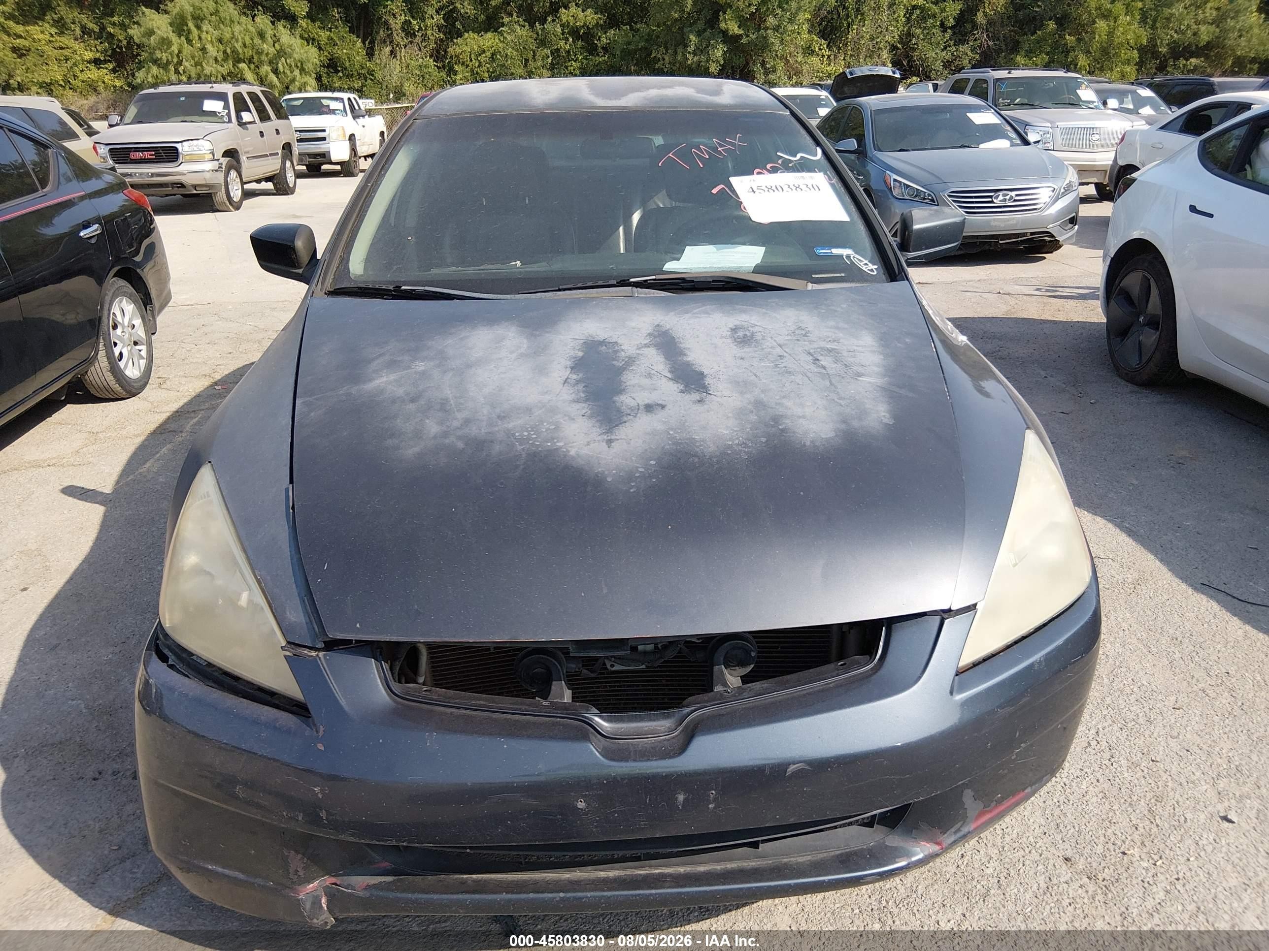 2005 Honda Accord 2.4 Lx Blue vin: 3HGCM56485G700927