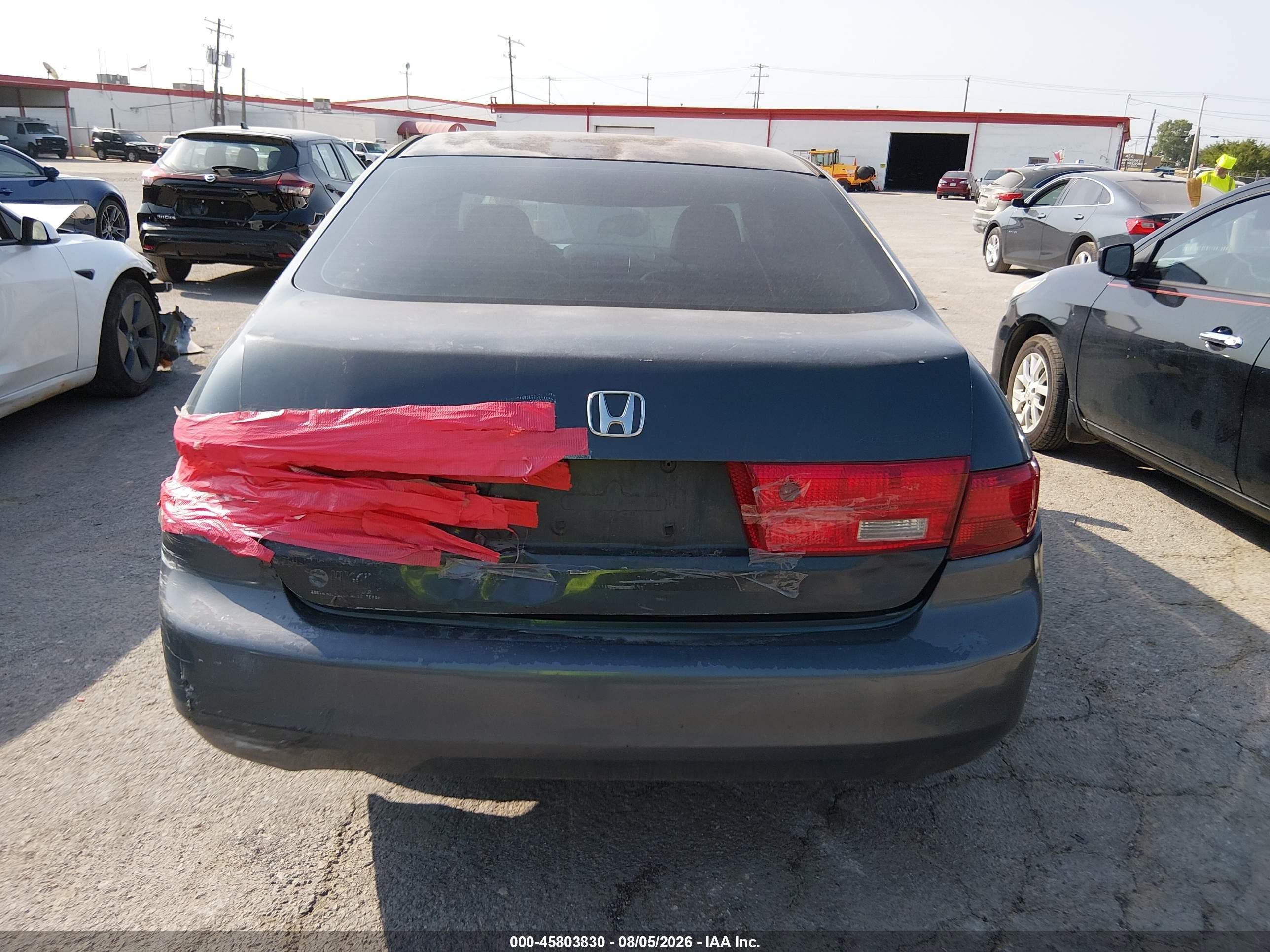 2005 Honda Accord 2.4 Lx Blue vin: 3HGCM56485G700927
