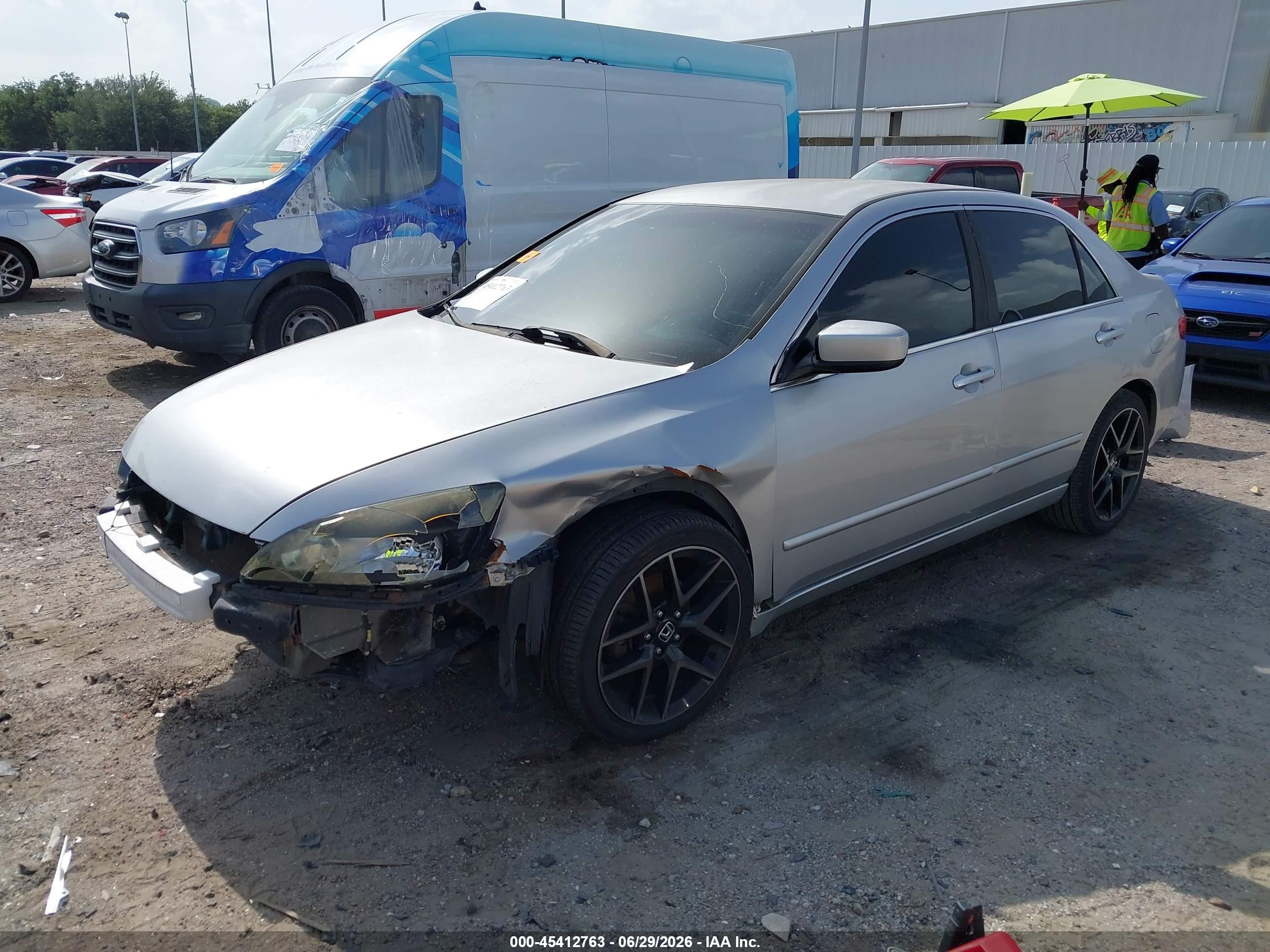 2005 Honda Accord 2.4 Lx Silver vin: 3HGCM56485G706906