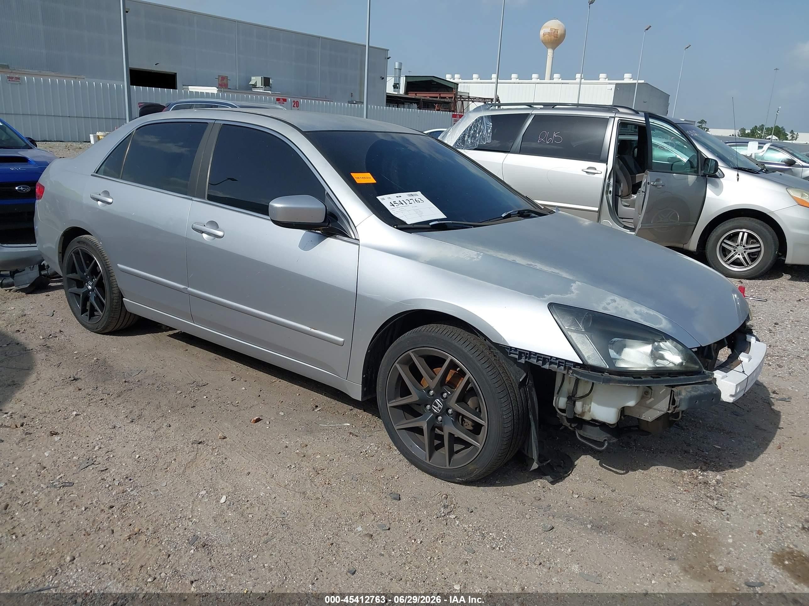 2005 Honda Accord 2.4 Lx Silver vin: 3HGCM56485G706906