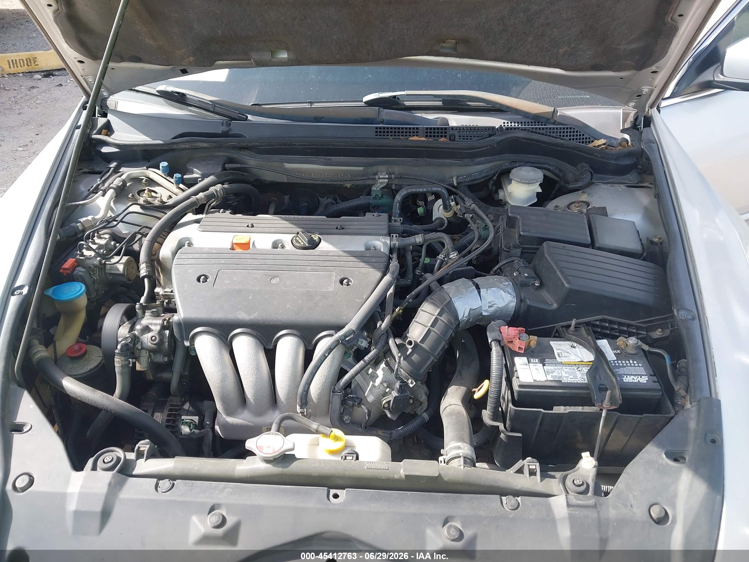 2005 Honda Accord 2.4 Lx Silver vin: 3HGCM56485G706906