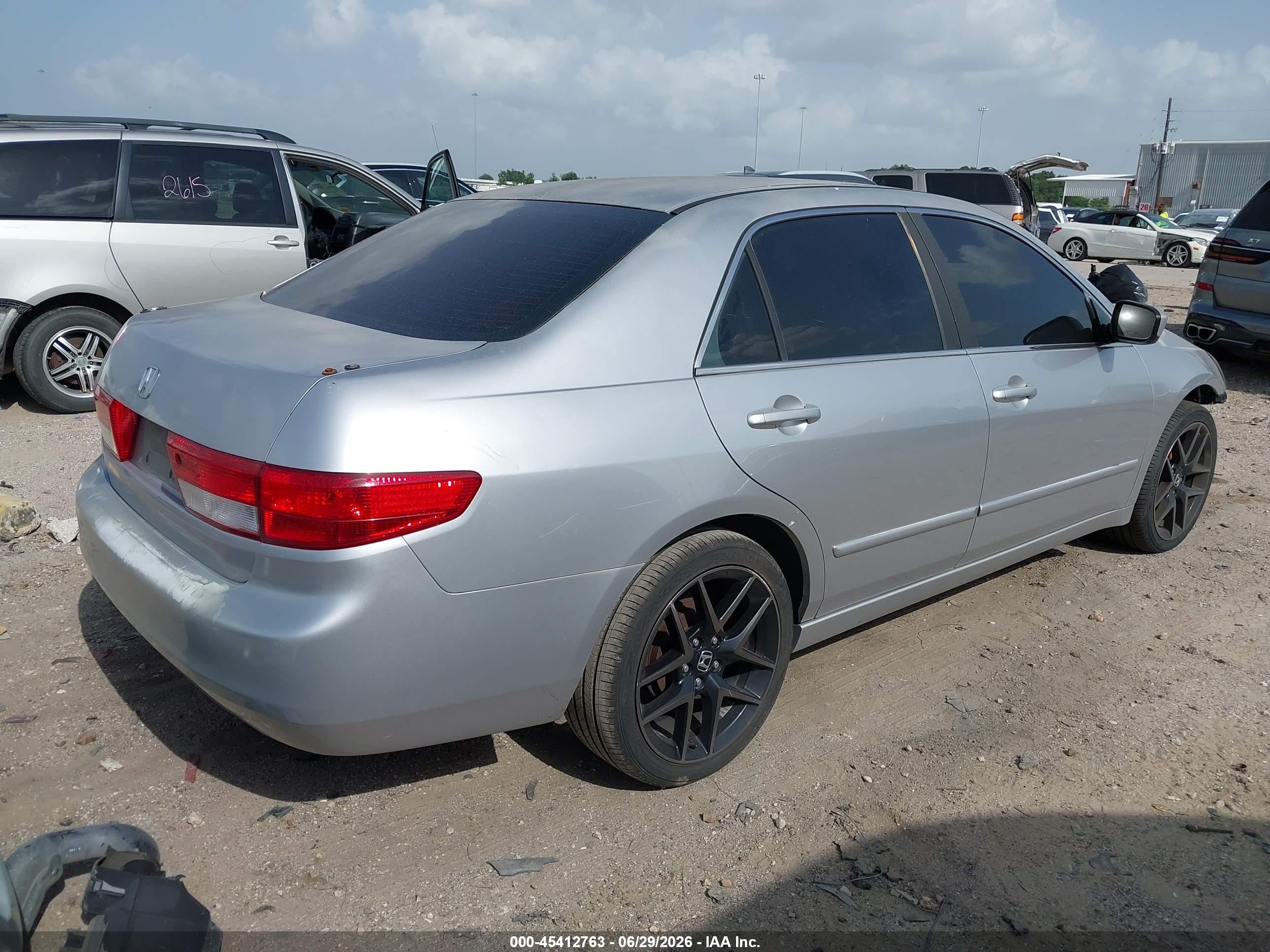 2005 Honda Accord 2.4 Lx Silver vin: 3HGCM56485G706906