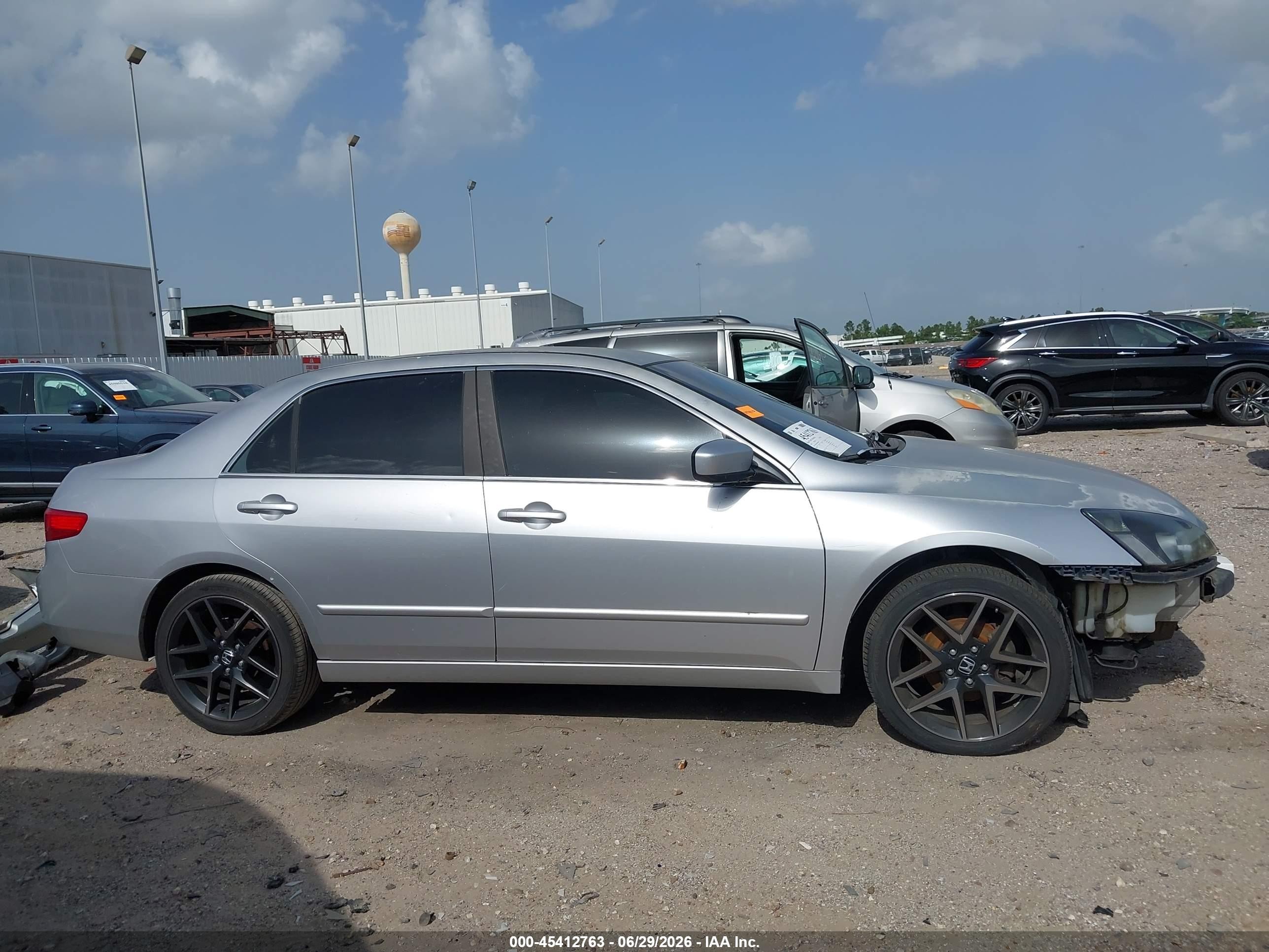 2005 Honda Accord 2.4 Lx Silver vin: 3HGCM56485G706906