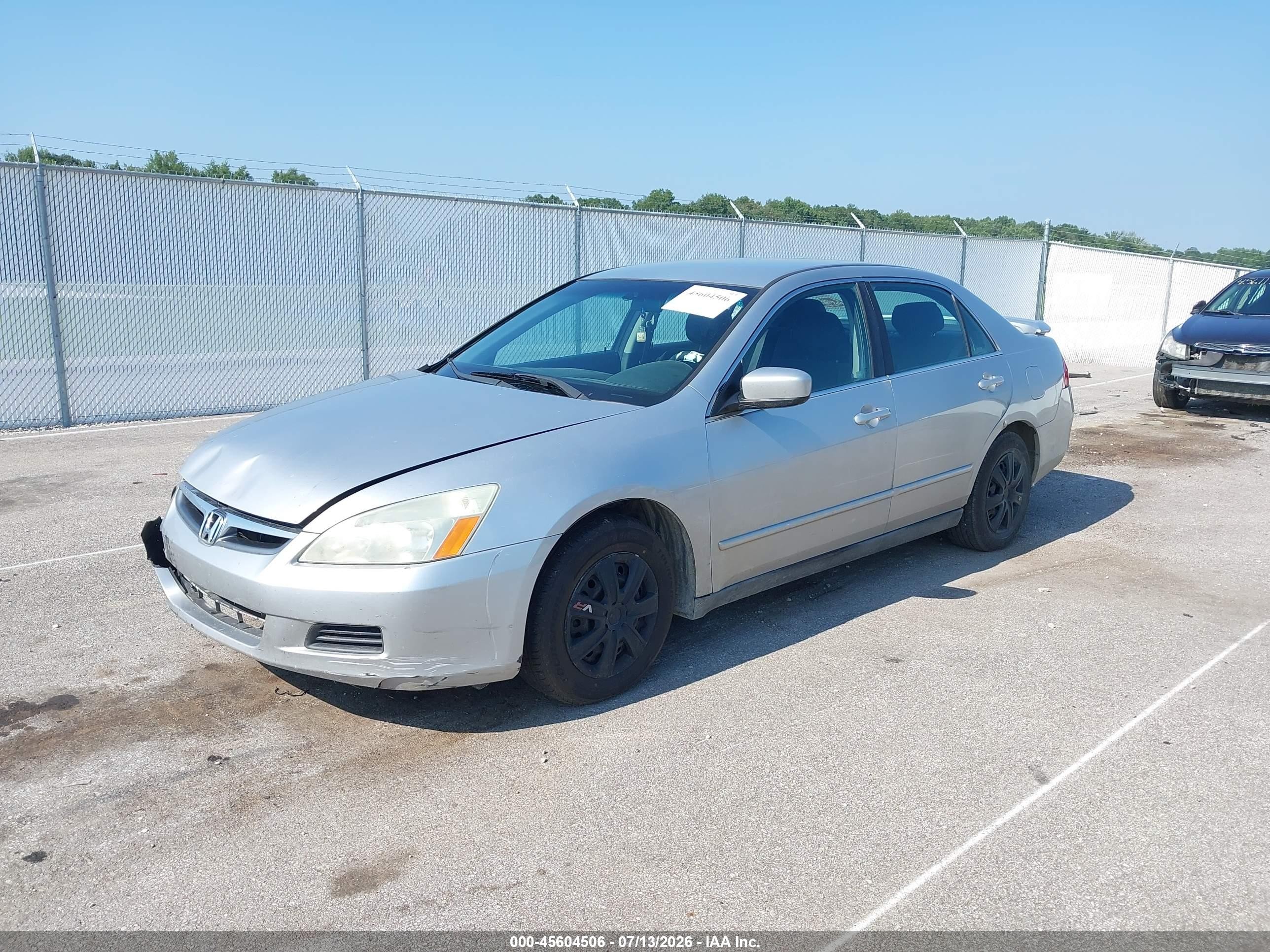 2006 Honda Accord 2.4 Lx Silver vin: 3HGCM56486G701013